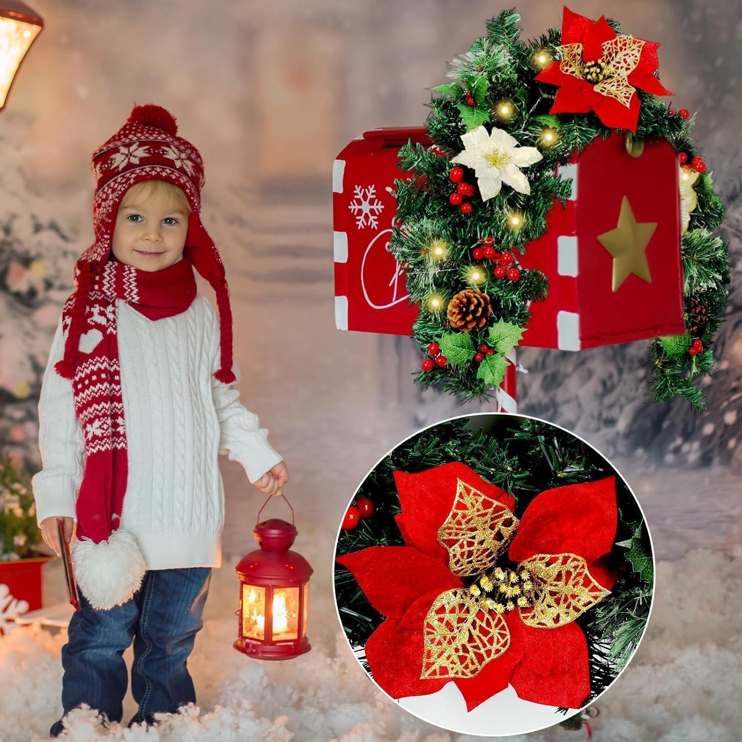 Decoración de Buzón Navideño Lonfliness 91.44 cm con Luces LED