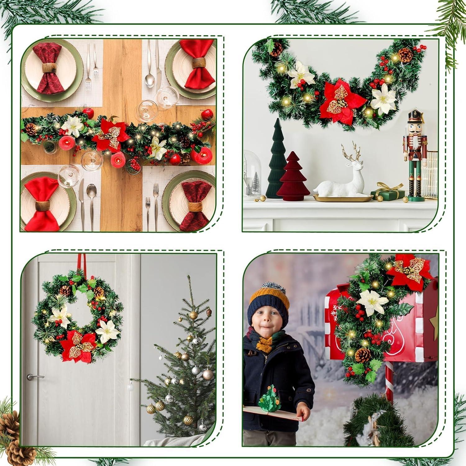 Decoración de Buzón Navideño Lonfliness 91.44 cm con Luces LED