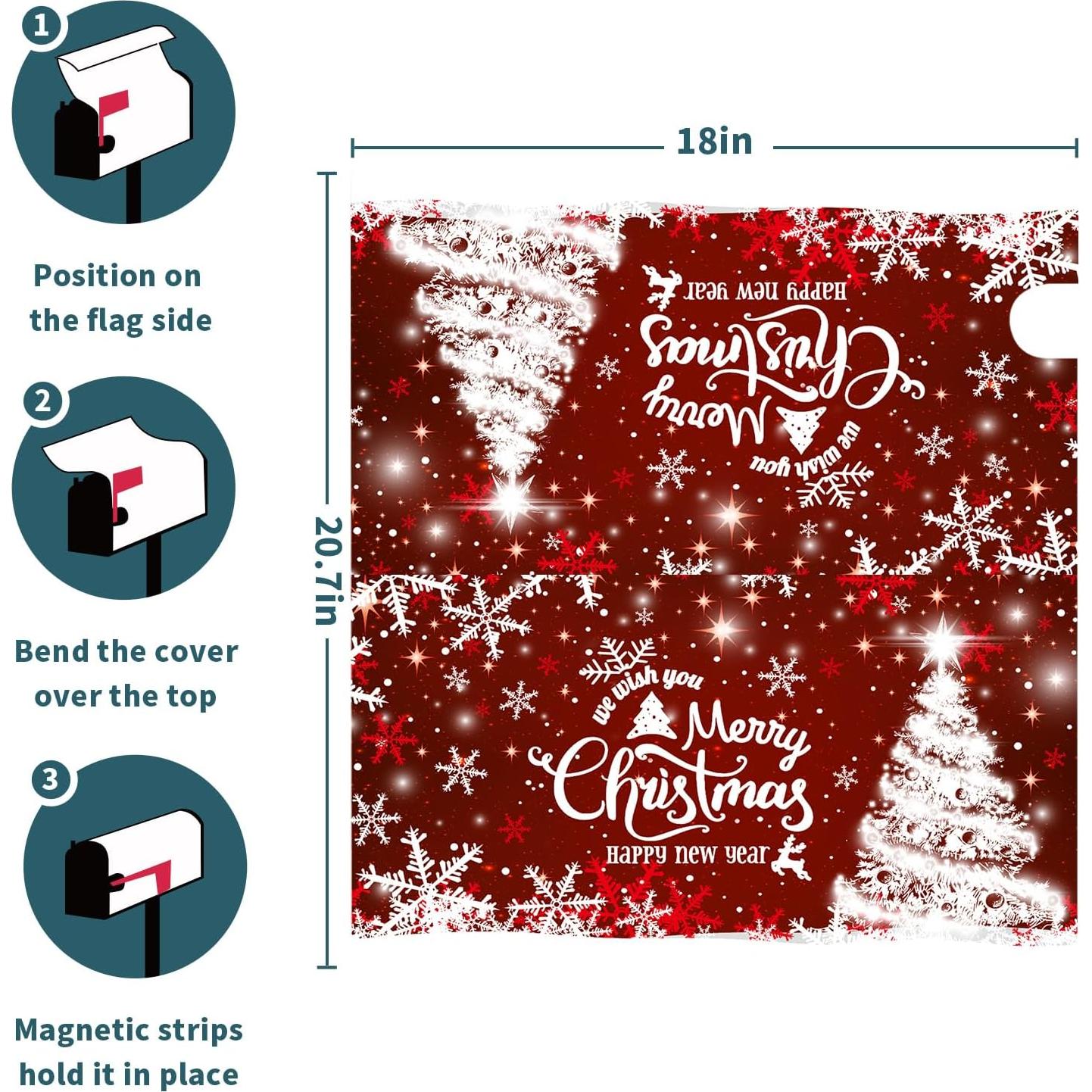 Cubierta de Buzón Magnética Navidad Granbey 53.3x45.7 cm
