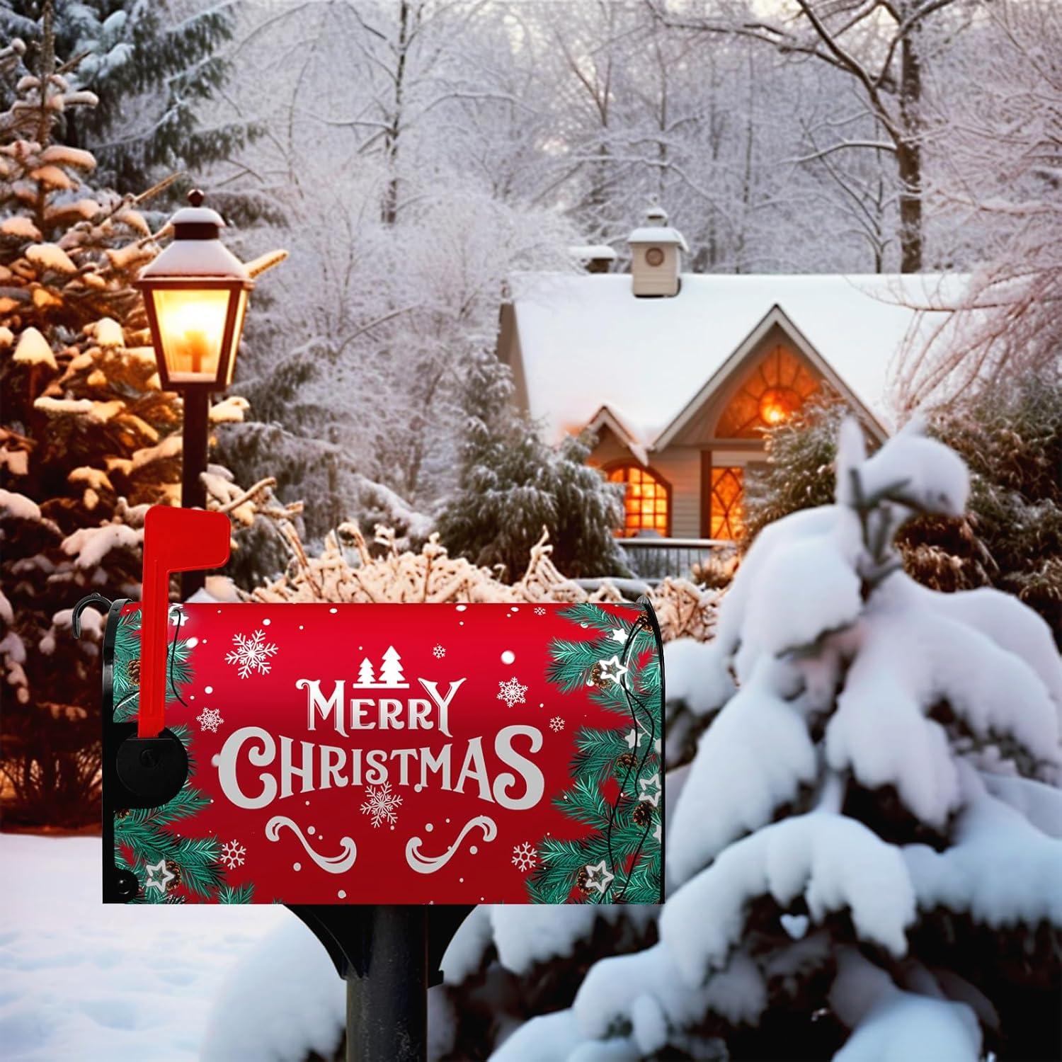 Cubierta de Buzón de Navidad Dacawin 53.34x45.72cm Magnética