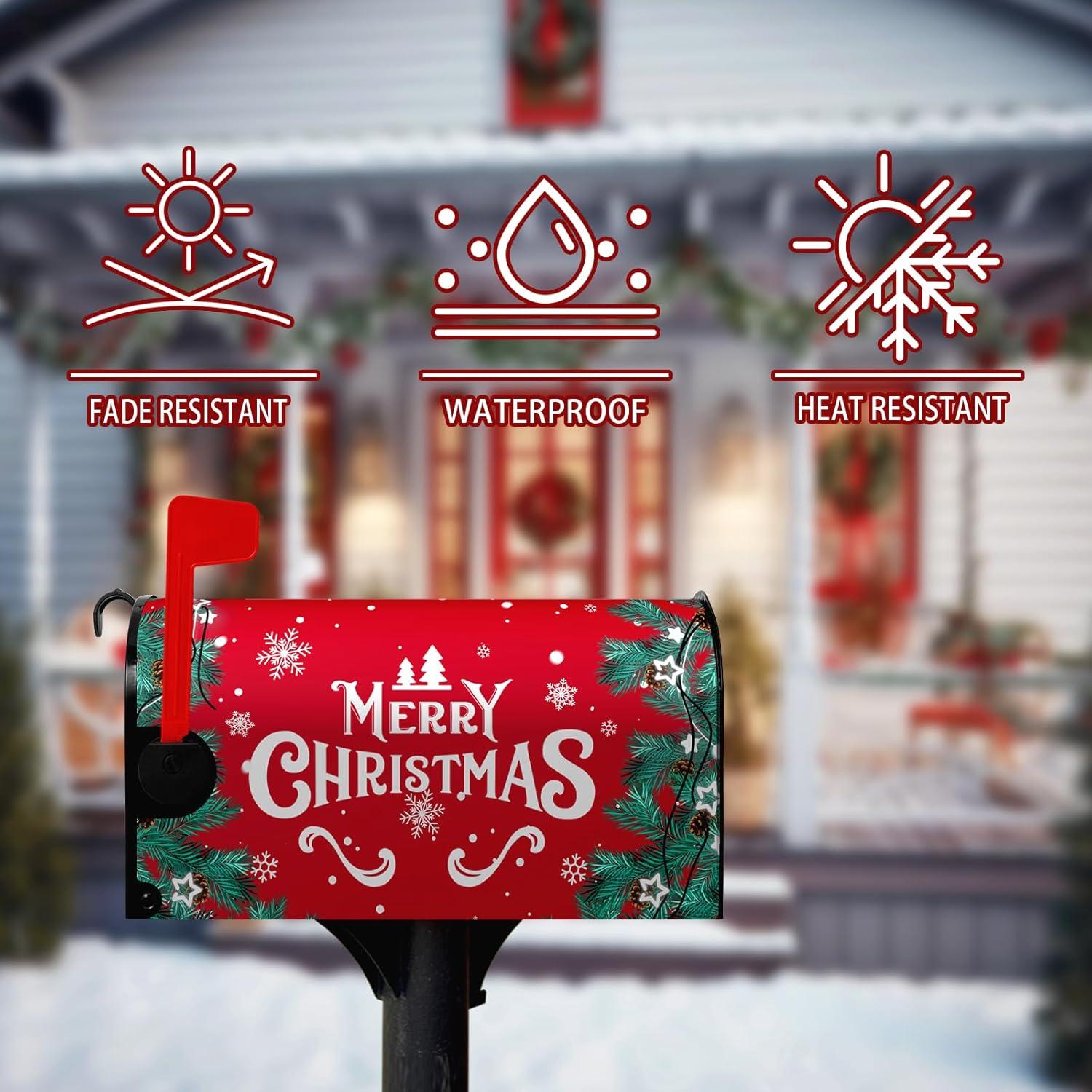 Cubierta de Buzón de Navidad Dacawin 53.34x45.72cm Magnética