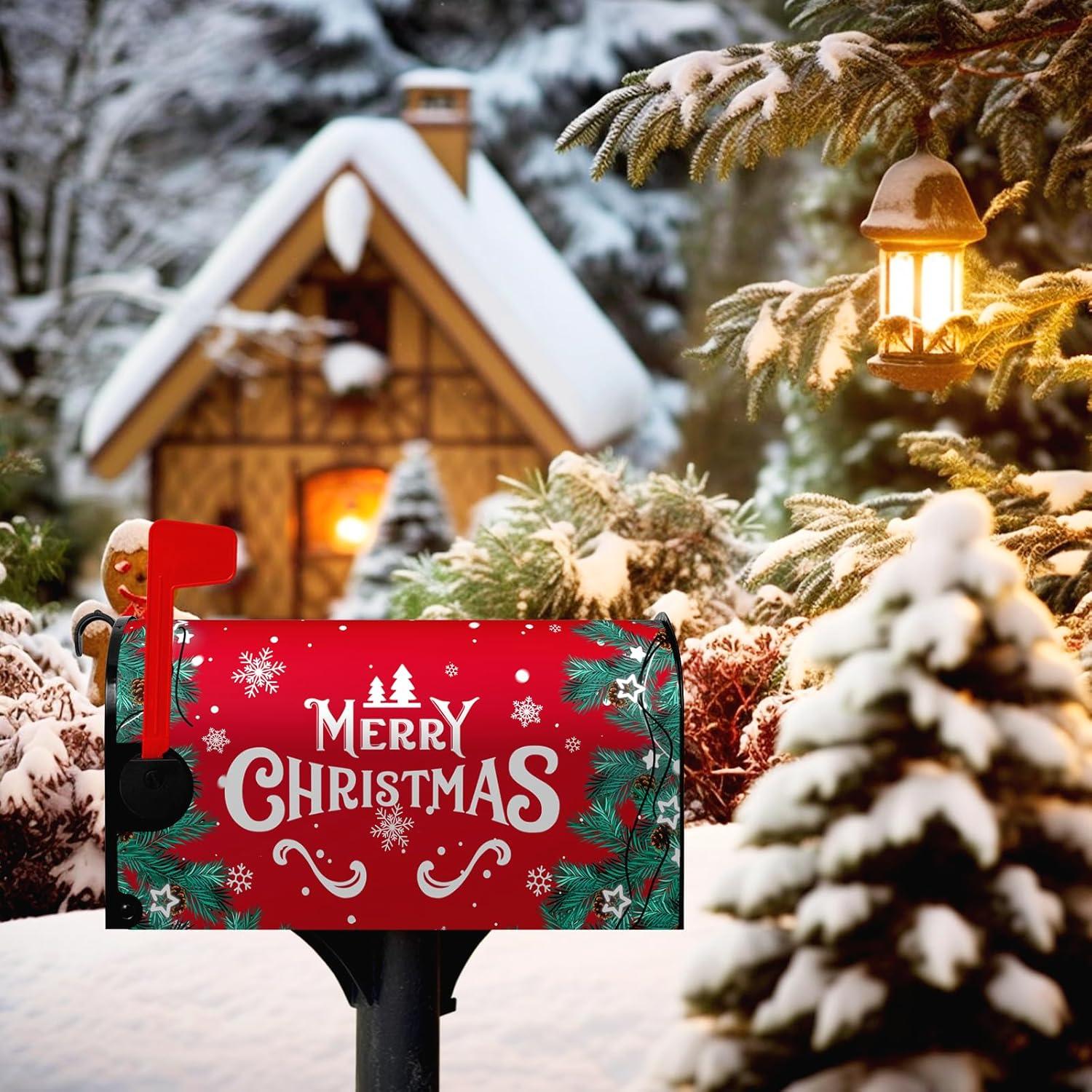 Cubierta de Buzón de Navidad Dacawin 53.34x45.72cm Magnética