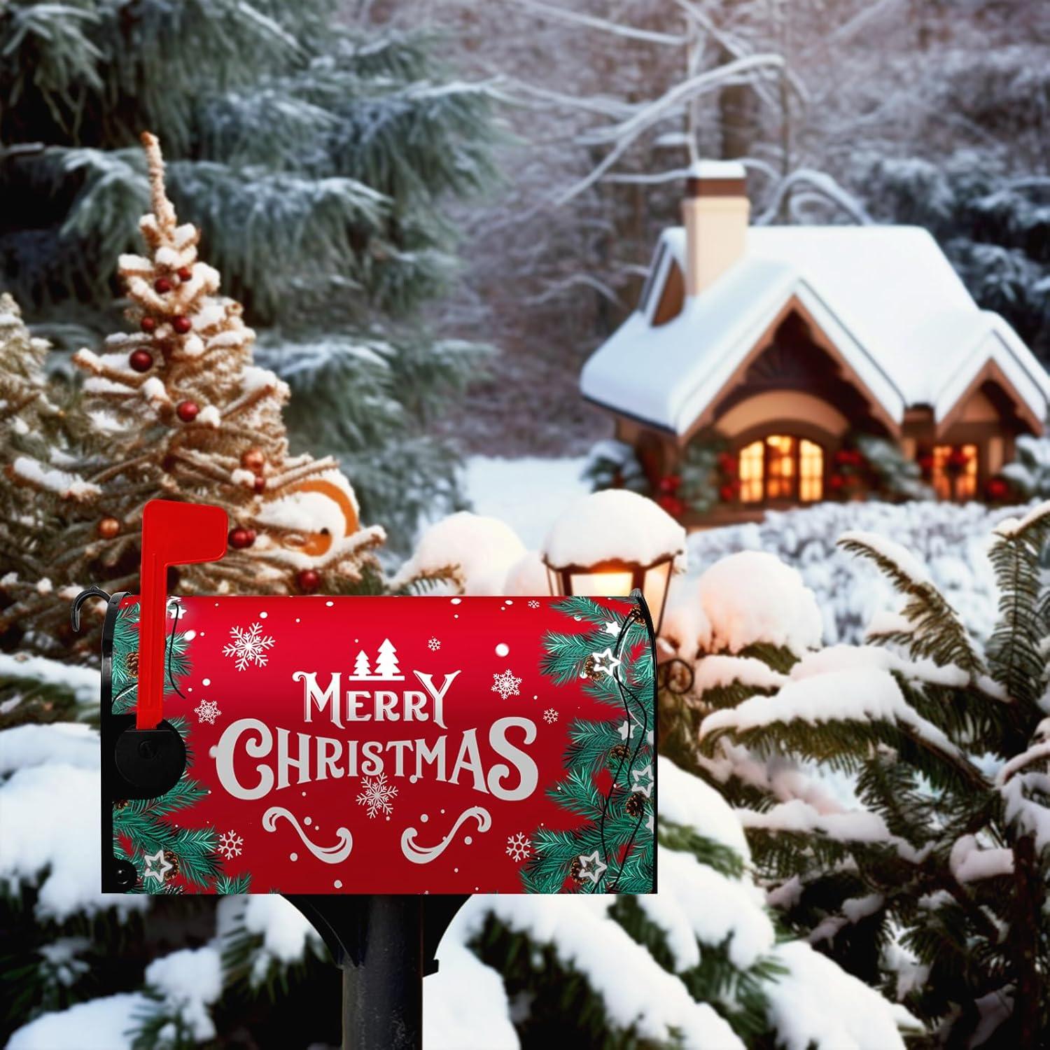 Cubierta de Buzón de Navidad Dacawin 53.34x45.72cm Magnética