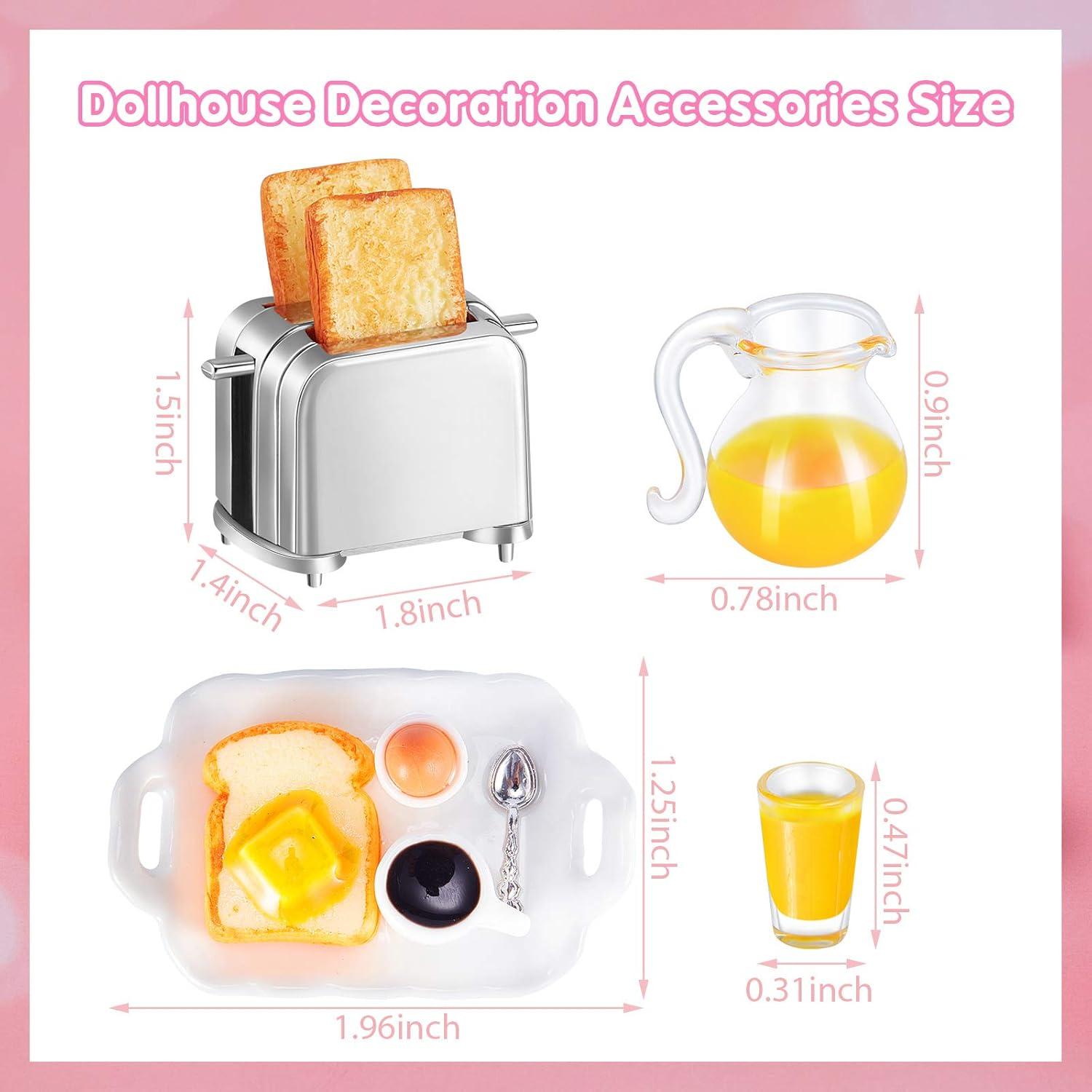 Accesorios Casa de Muñecas Skylety Mini Set Desayuno