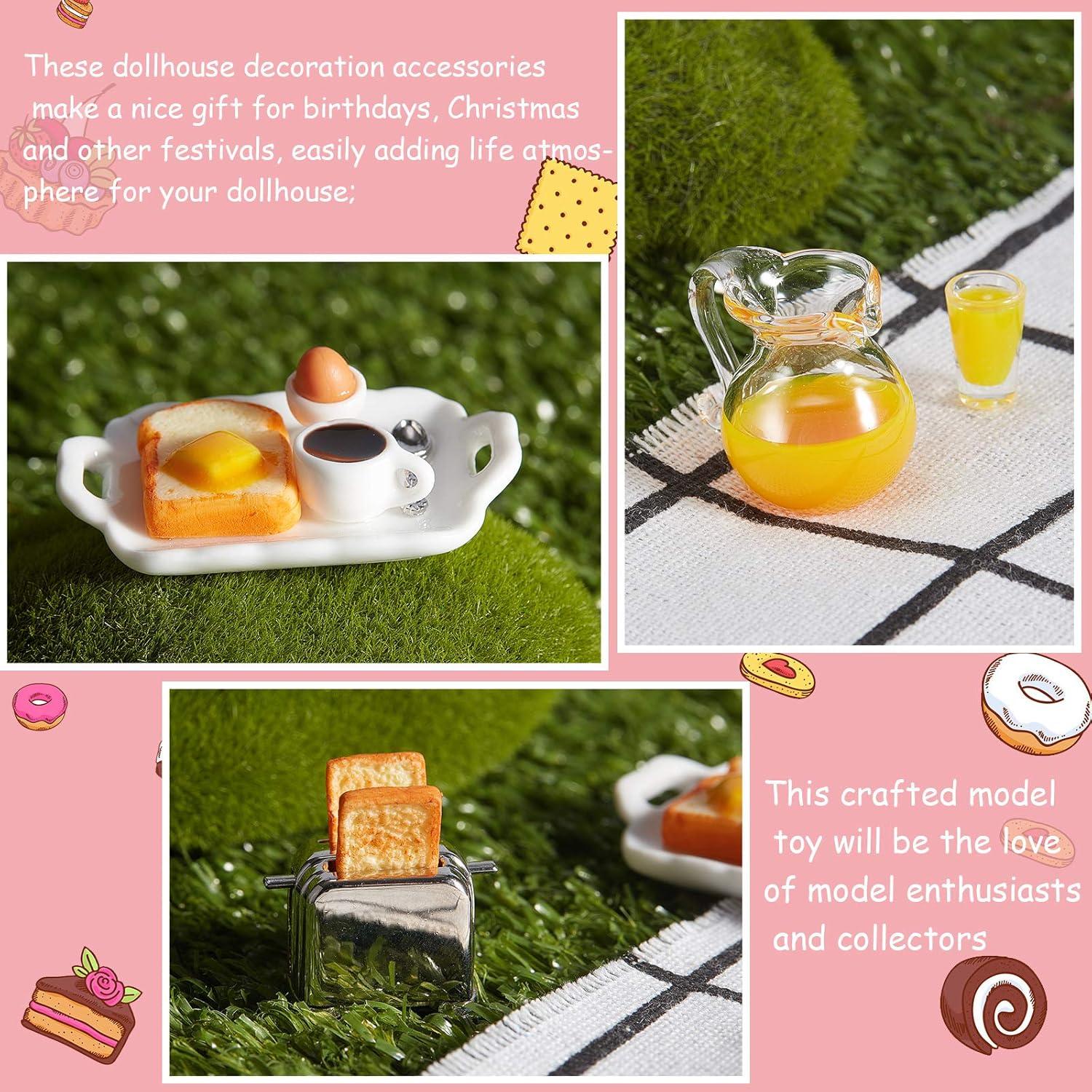 Accesorios Casa de Muñecas Skylety Mini Set Desayuno