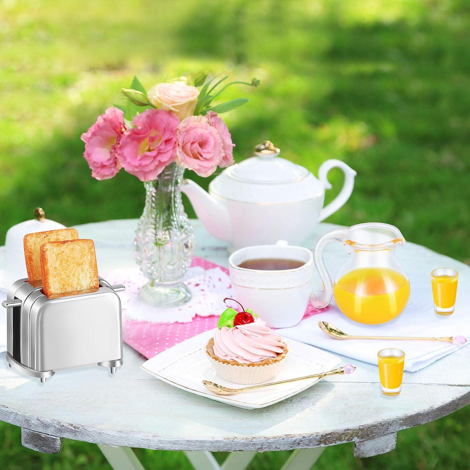 Accesorios Casa de Muñecas Skylety Mini Set Desayuno