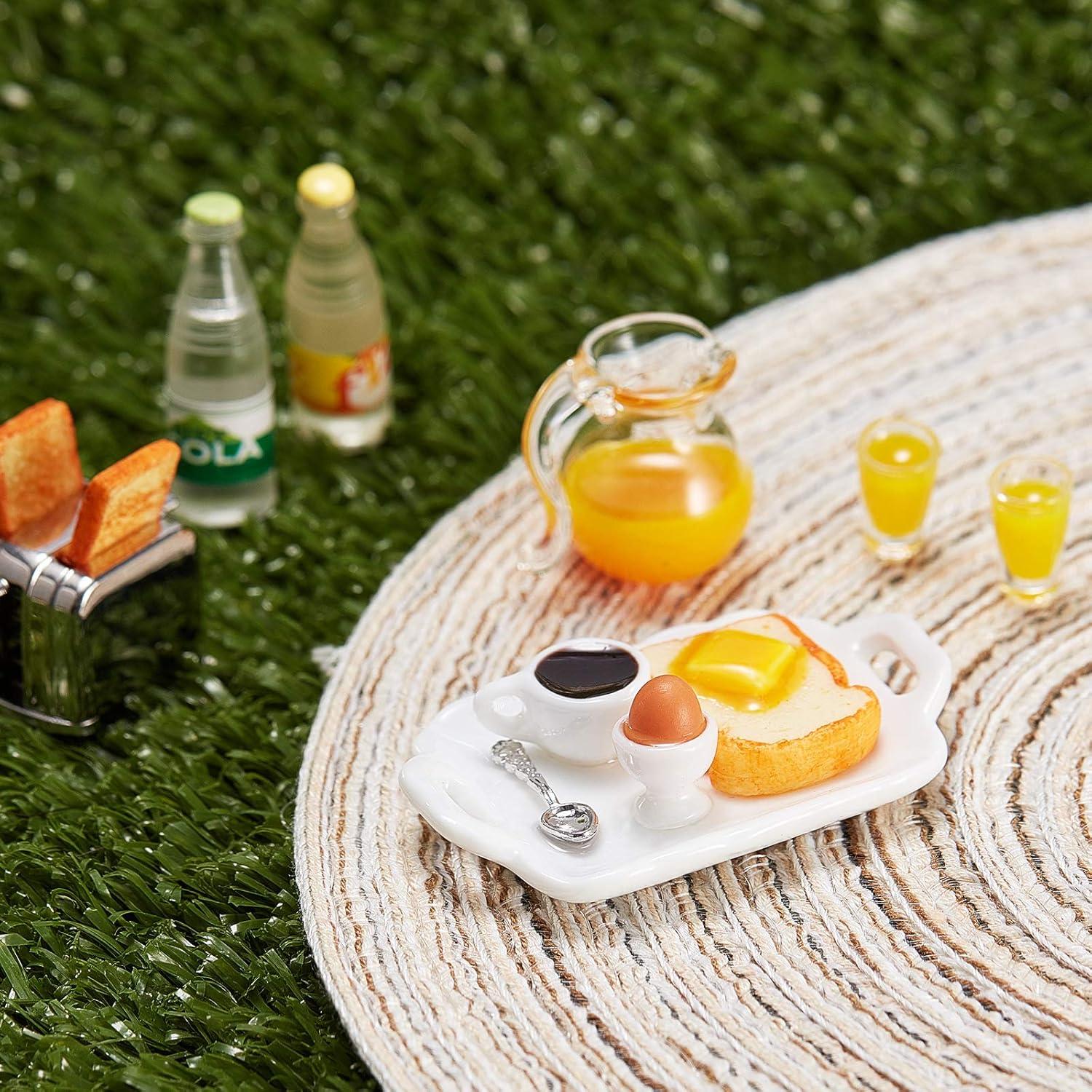 Accesorios Casa de Muñecas Skylety Mini Set Desayuno