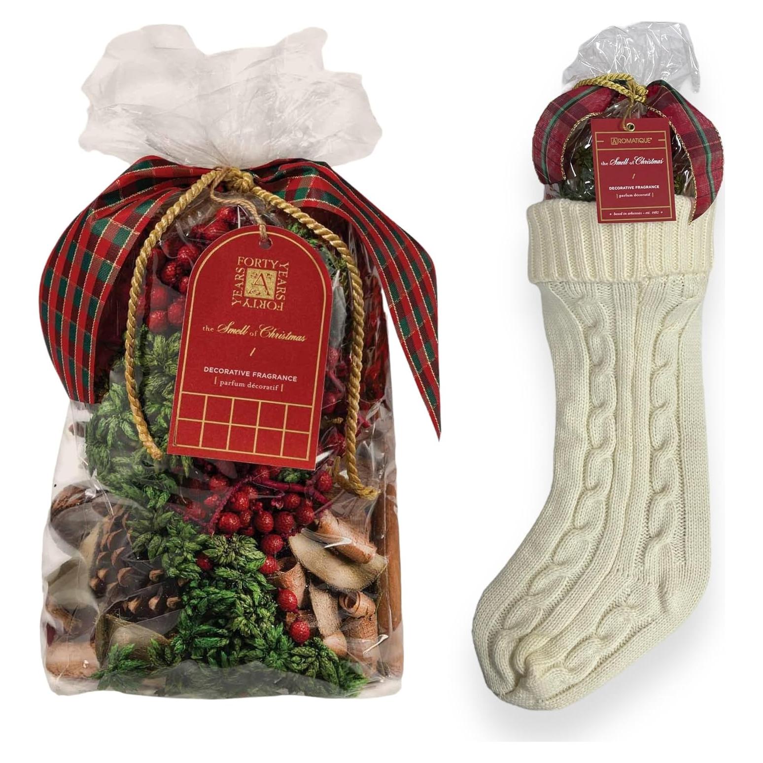 Potpourri Olor a Navidad Aromatique 198g + Calcetín 46cm