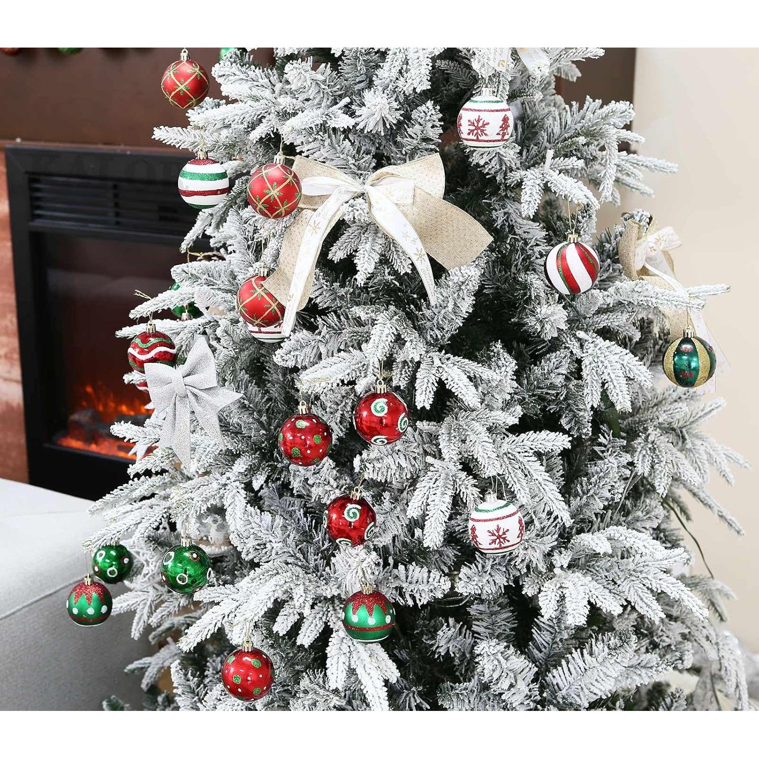 Set de 30 Bolas de Navidad KALOR 6cm Multicolor Decorativas