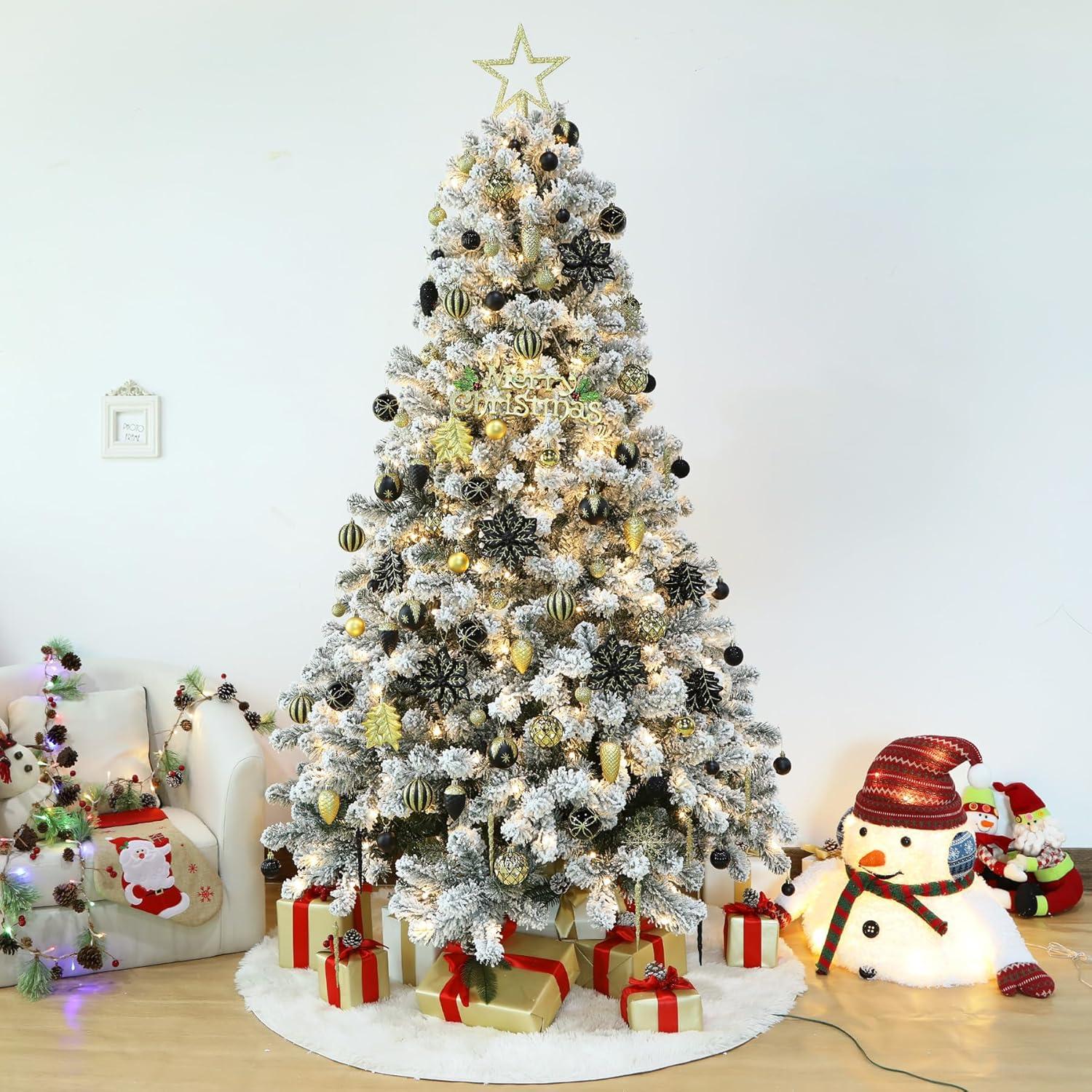 Conjunto de Adornos de Navidad SHareconn 106 Piezas Colorido