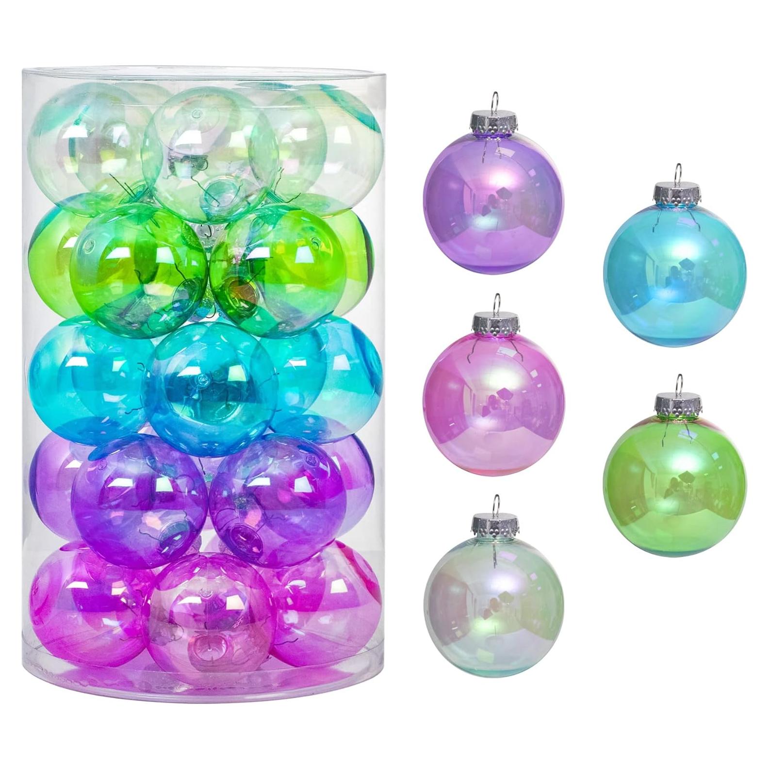 25 Bolas de Decoración Navideña Irrompibles Moonet 6.7cm