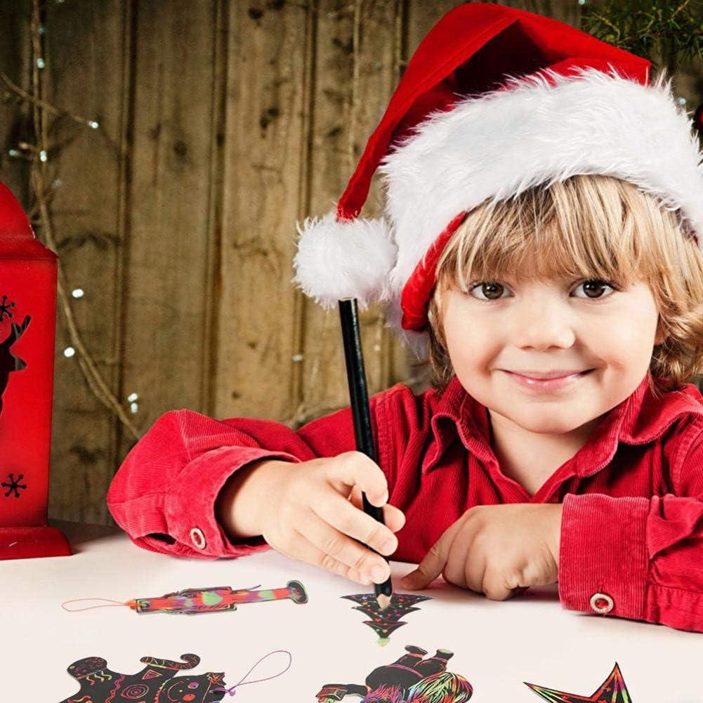 50 Adornos Navideños de Madera LEBERY para Manualidades DIY