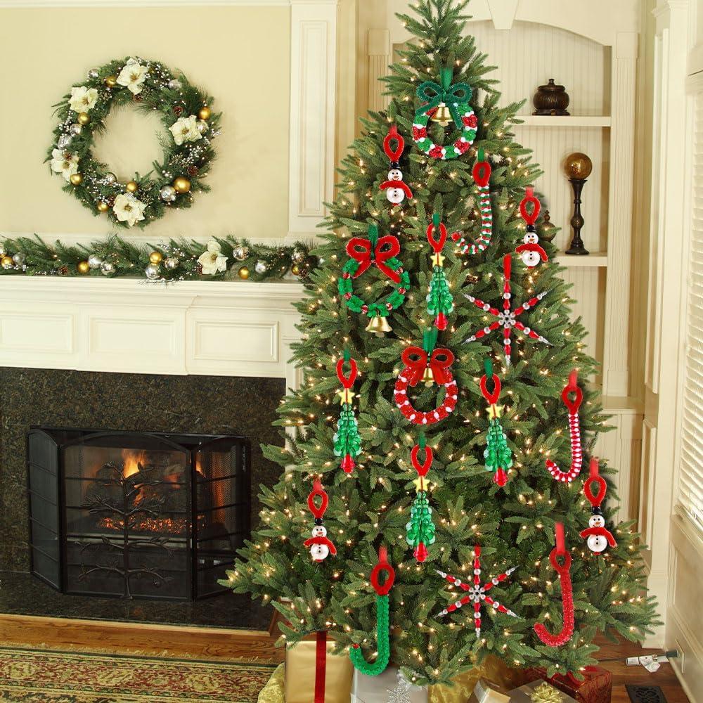 Kit de Adornos Navideños Vellibring 36 Sets DIY Miniaturas