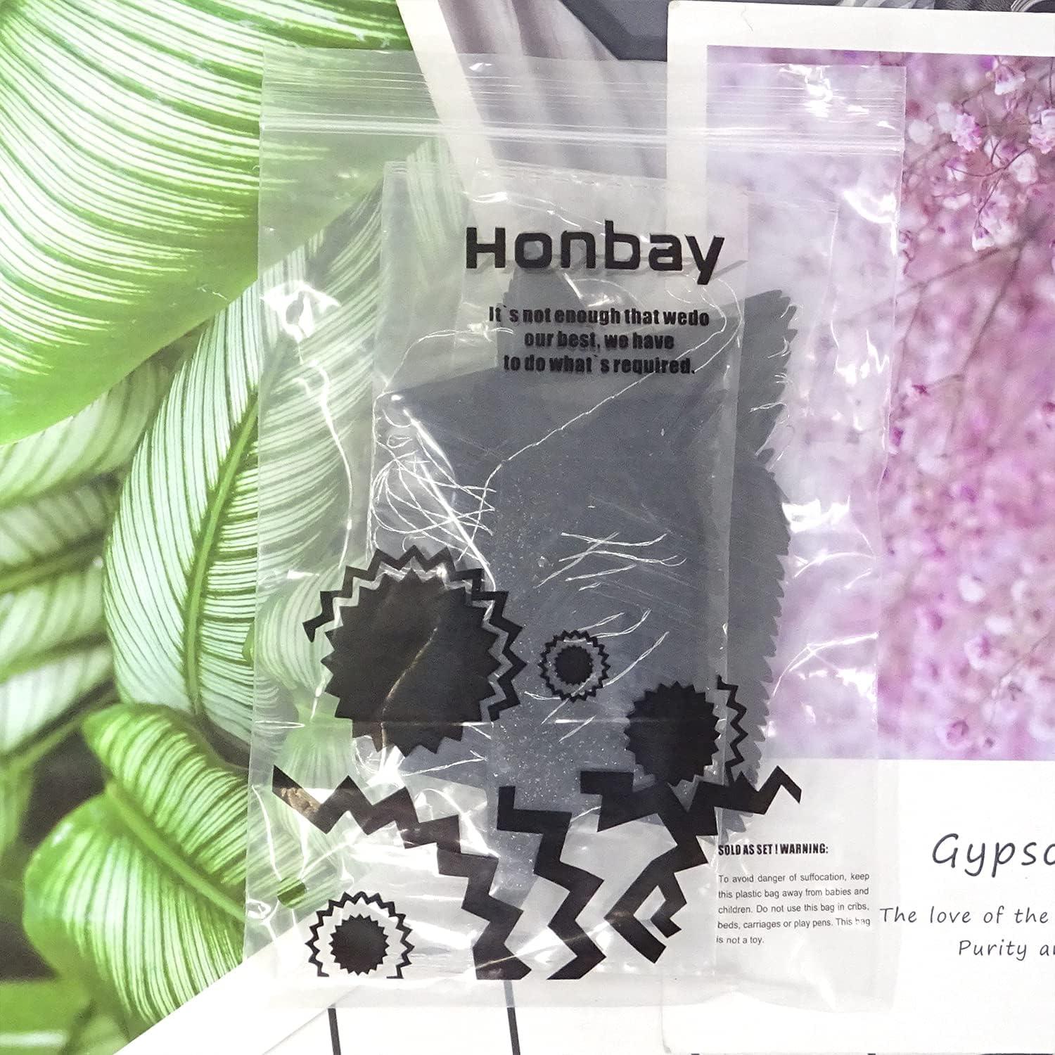 Guirnalda de Estrellas de Papel Brillante Honbay 2PCS 7 cm Negro