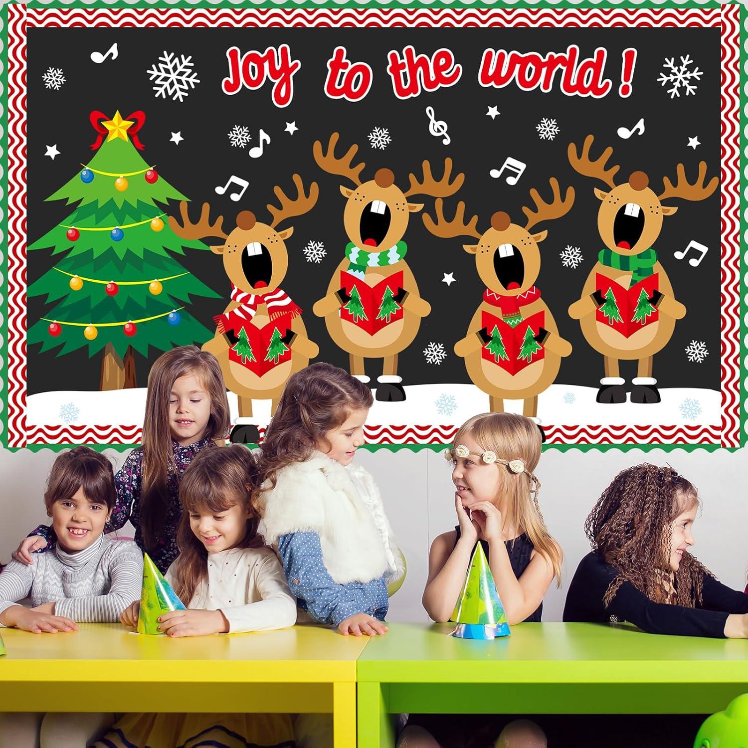 Juego de Decoración Navideña Naozinebi 49 Piezas Reno y Árbol