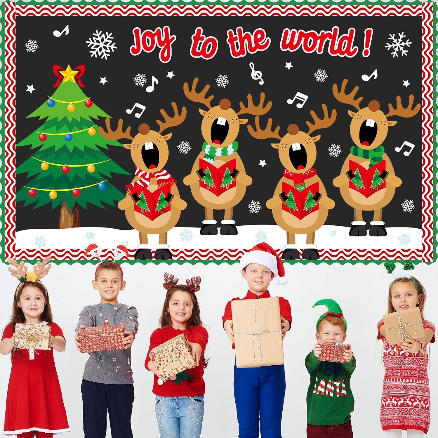 Juego de Decoración Navideña Naozinebi 49 Piezas Reno y Árbol