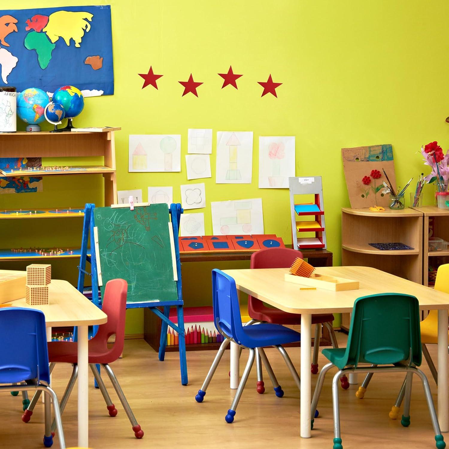 Recortes de Estrellas PATIKIL 48 Piezas 150mm Negro