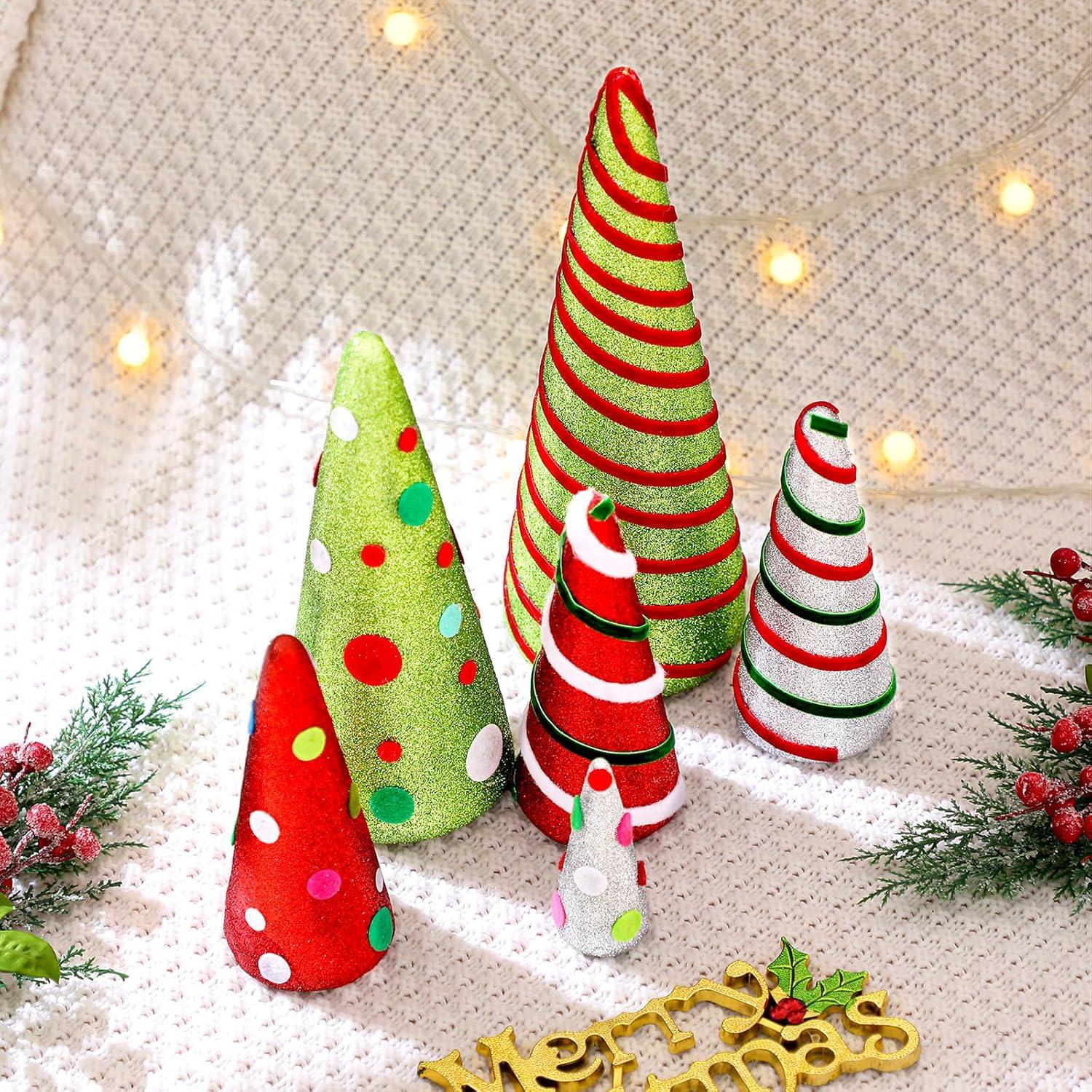 Conjunto de Decoraciones de Árbol de Navidad Marsui 6 Pcs