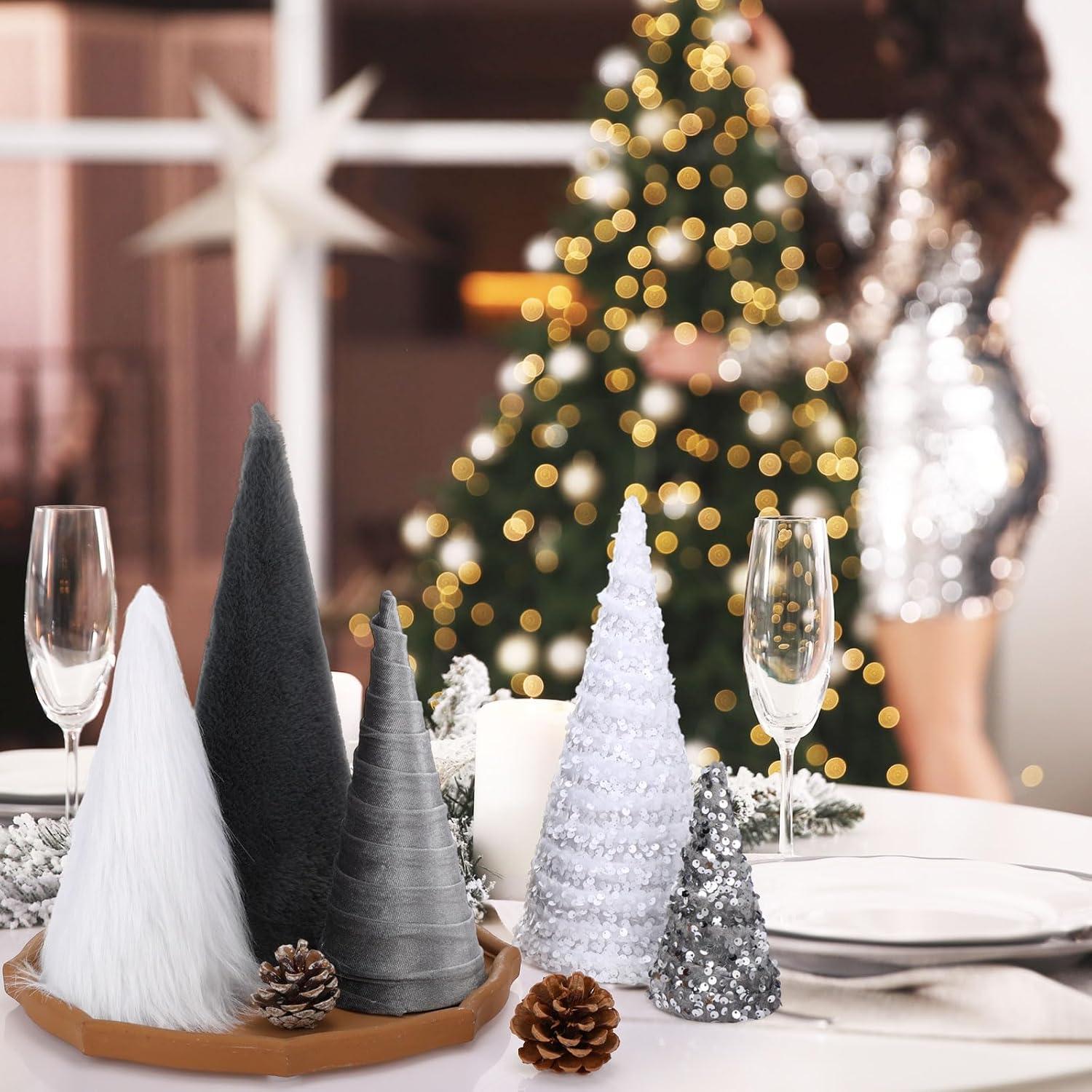 Centros de Mesa de Árbol de Navidad Thyle - 5 Piezas 35cm