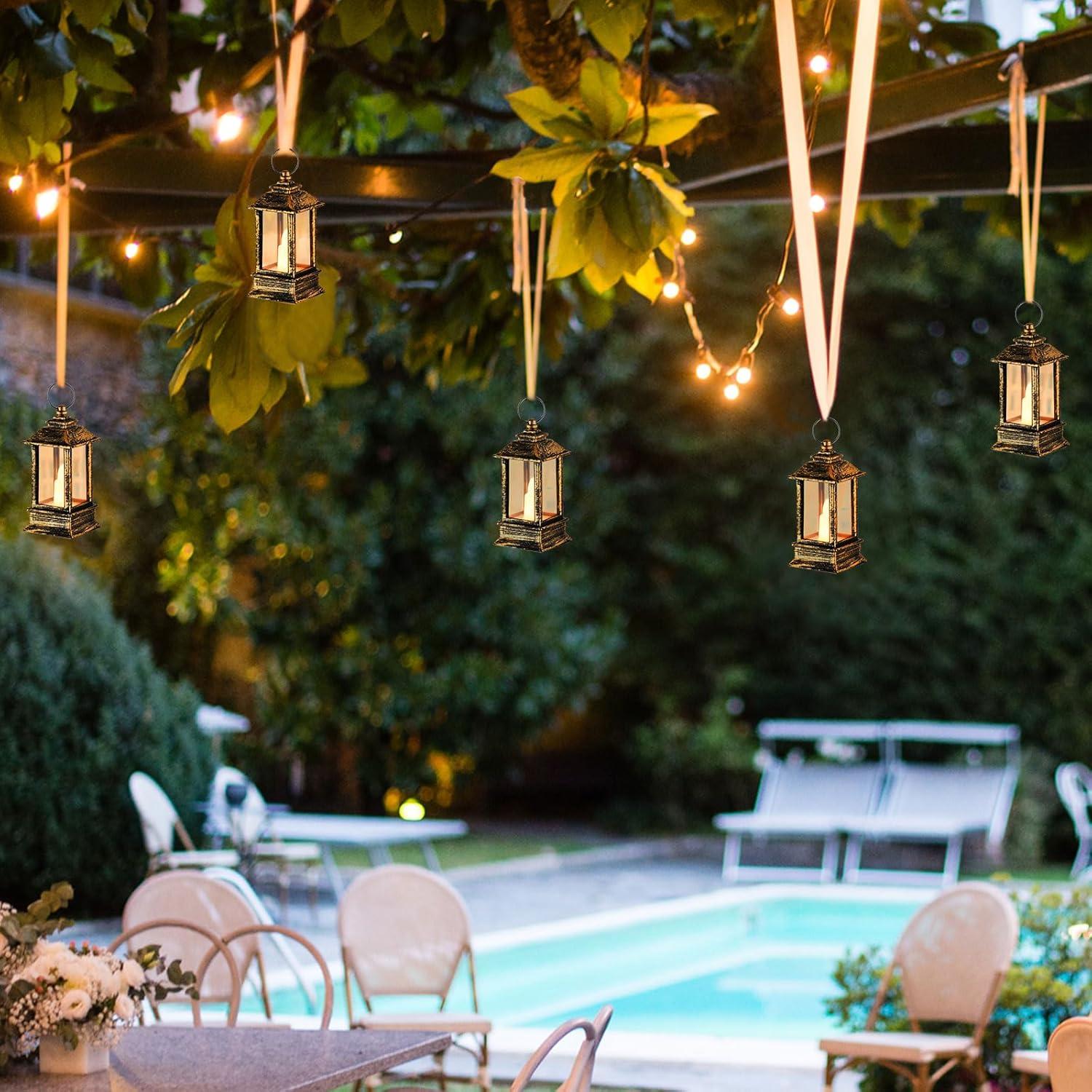 Faroles Decorativos Mini de Latón Staymoment - 24 Piezas LED