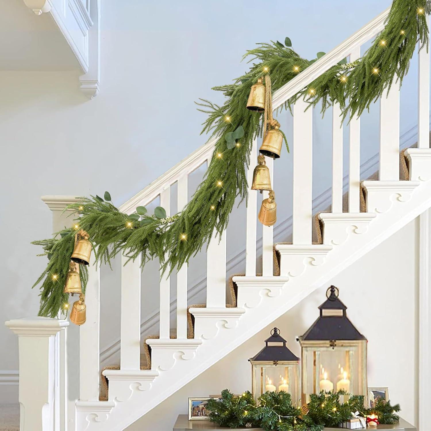 Guirnalda Navideña Sggvecsy 1.83 m Pino Norfolk Artificial