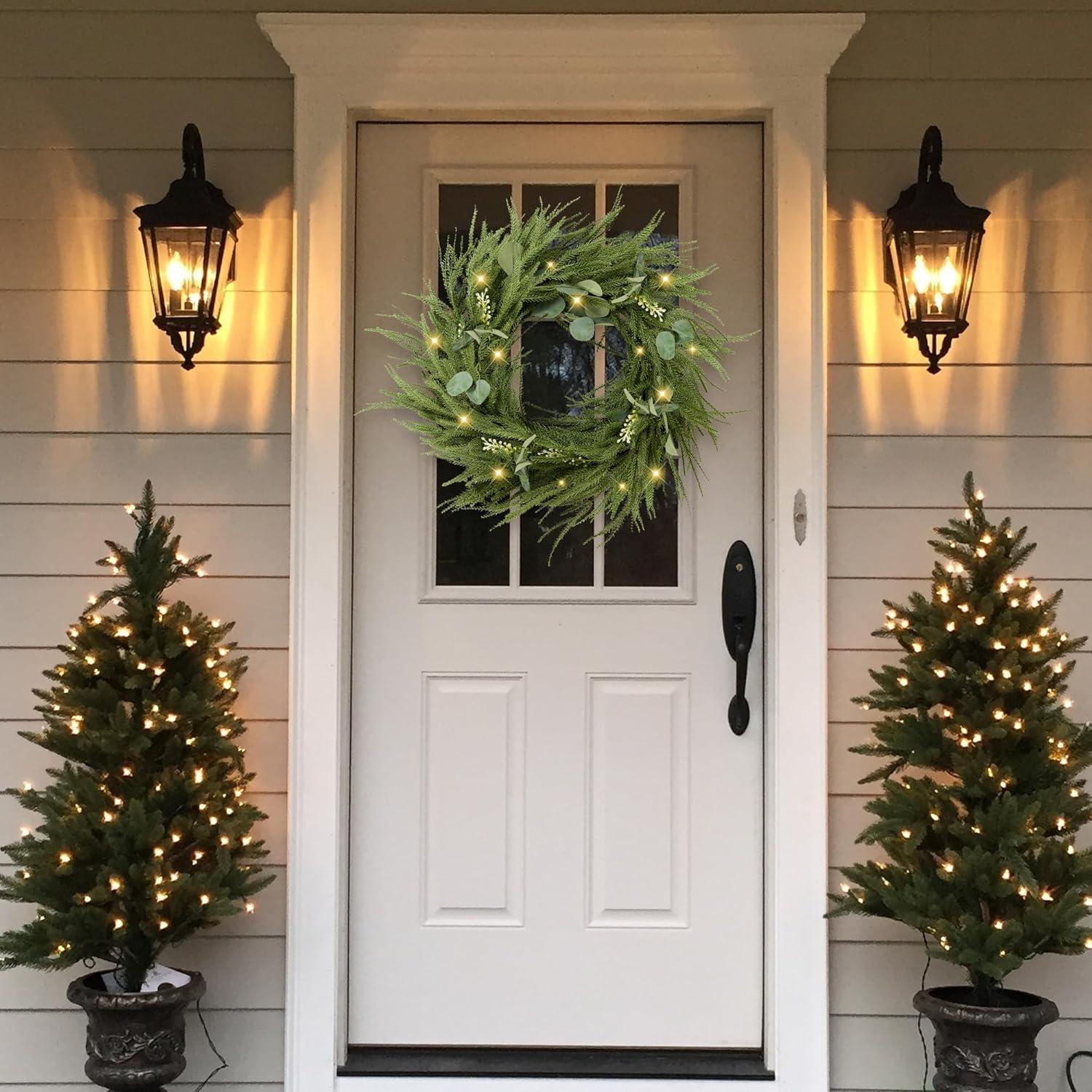 Guirnalda Navideña Sggvecsy 1.83 m Pino Norfolk Artificial