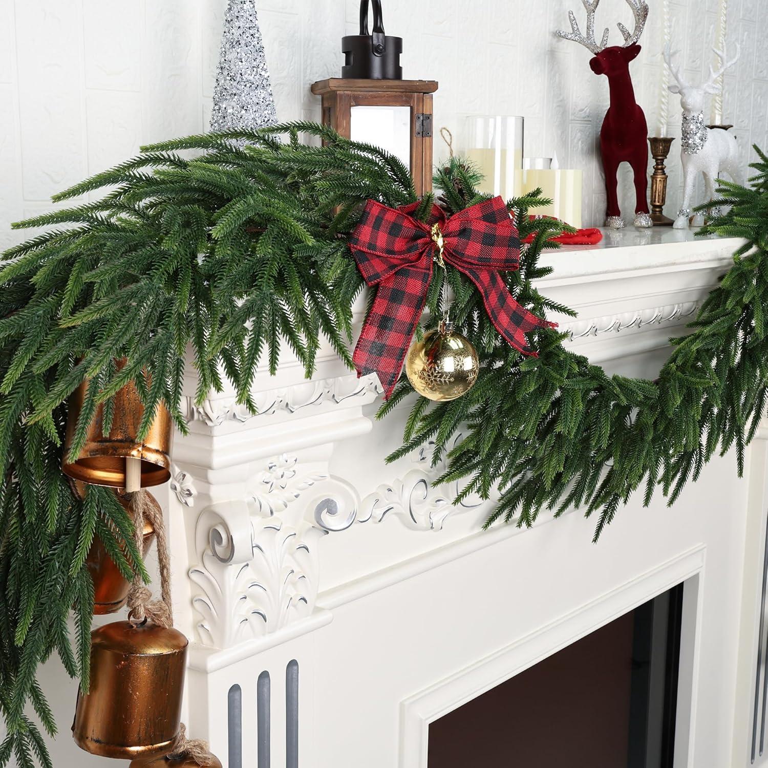 Guirnalda Navideña Artificial MDSTBN 1.83m Verde Realista