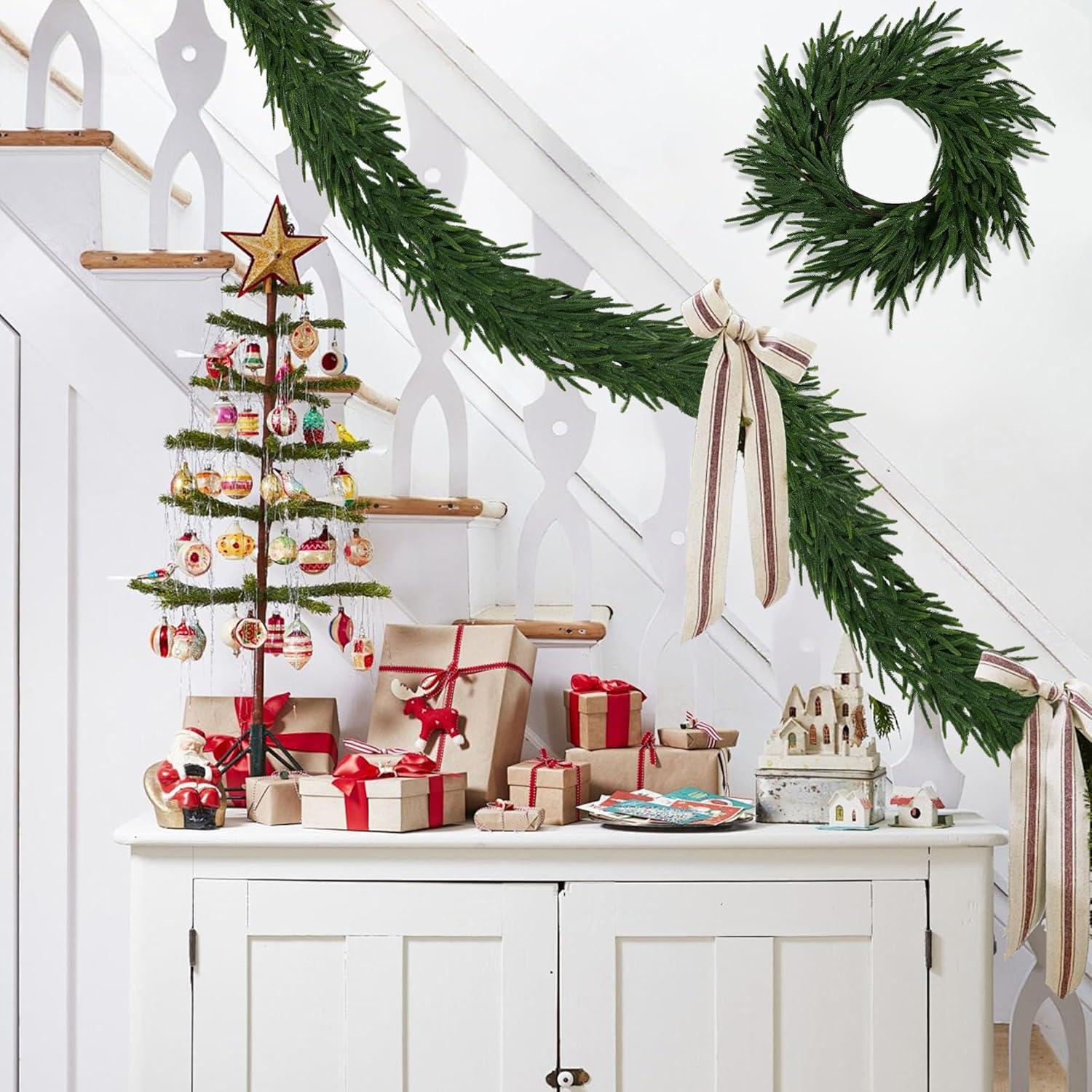 Guirnalda Navideña Artificial MDSTBN 1.83m Verde Realista