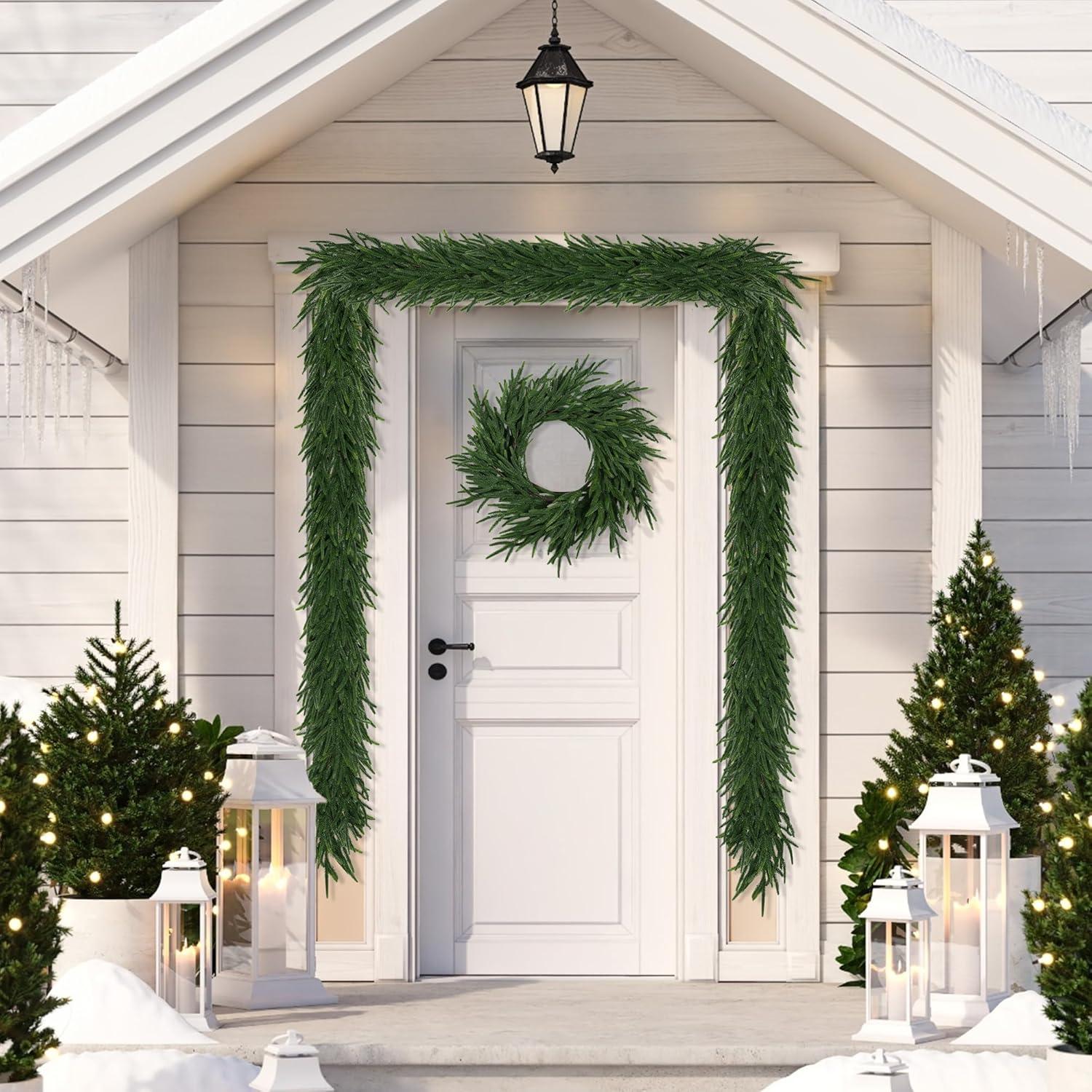 Guirnalda Navideña Artificial MDSTBN 1.83m Verde Realista