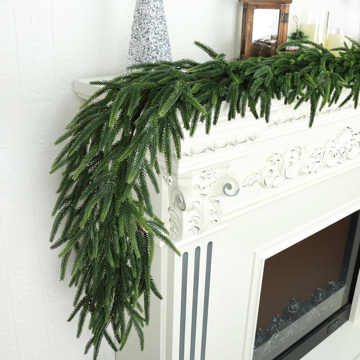 Guirnalda Navideña Artificial MDSTBN 1.83m Verde Realista