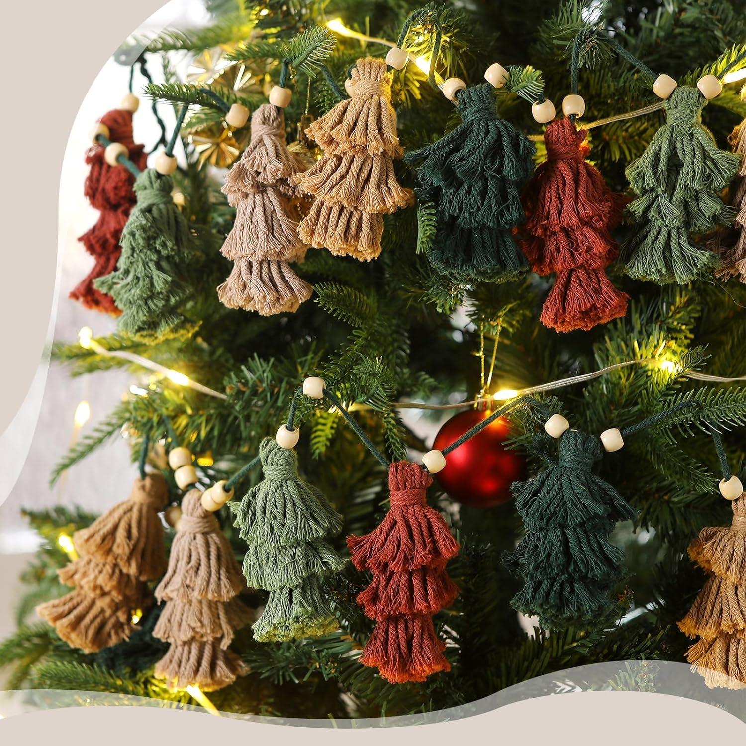 Guirnalda de Borlas Navideña Breling 2 Pcs 152 cm Neutro