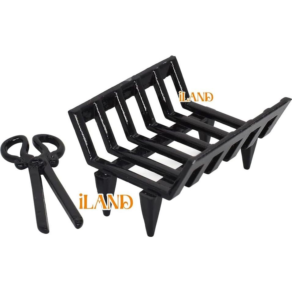 Chimenea Miniatura iLAND Neoclásica 1:12 con Luz y Accesorios