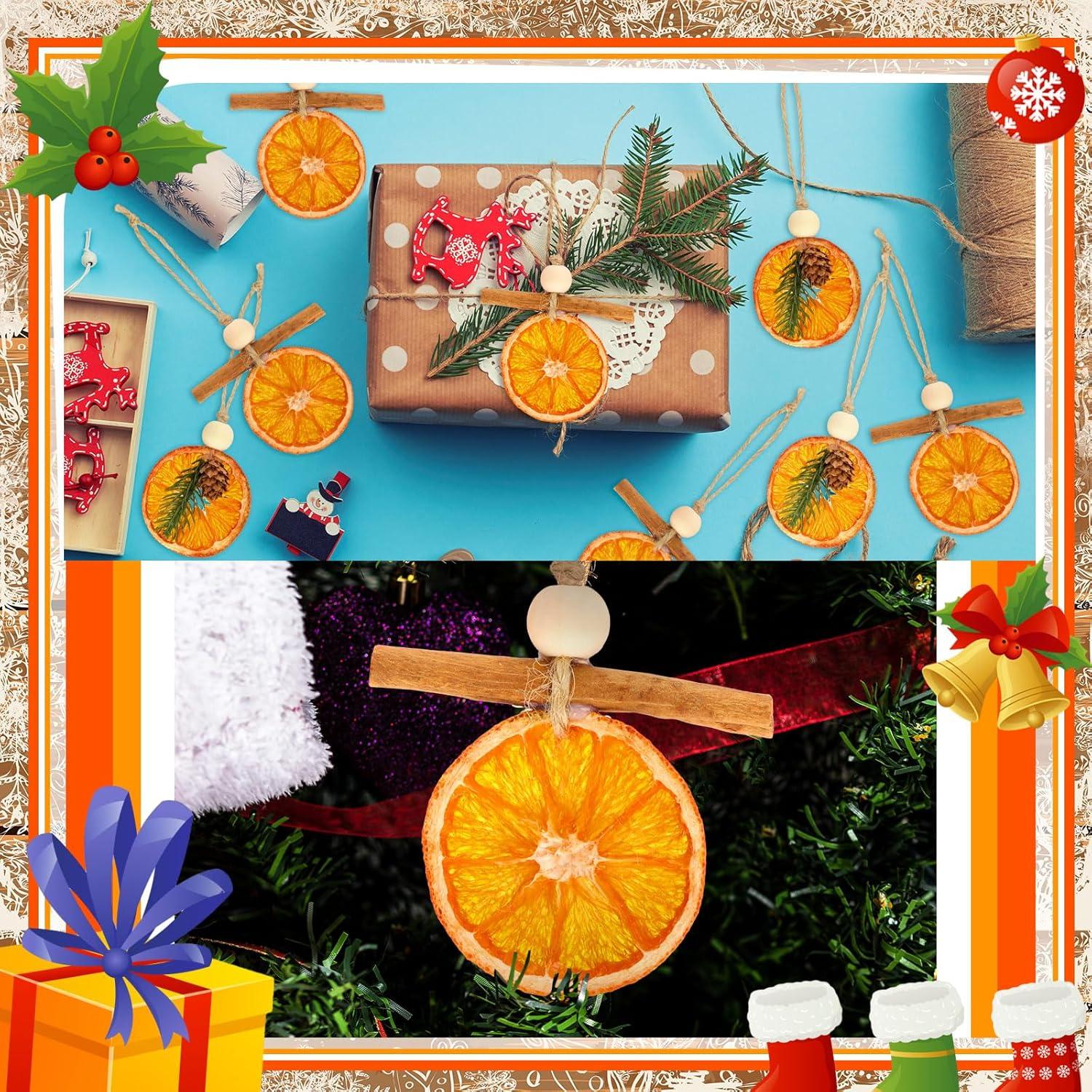 Conjunto de Adornos Naturales para Navidad 36 Piezas - Knitgrip