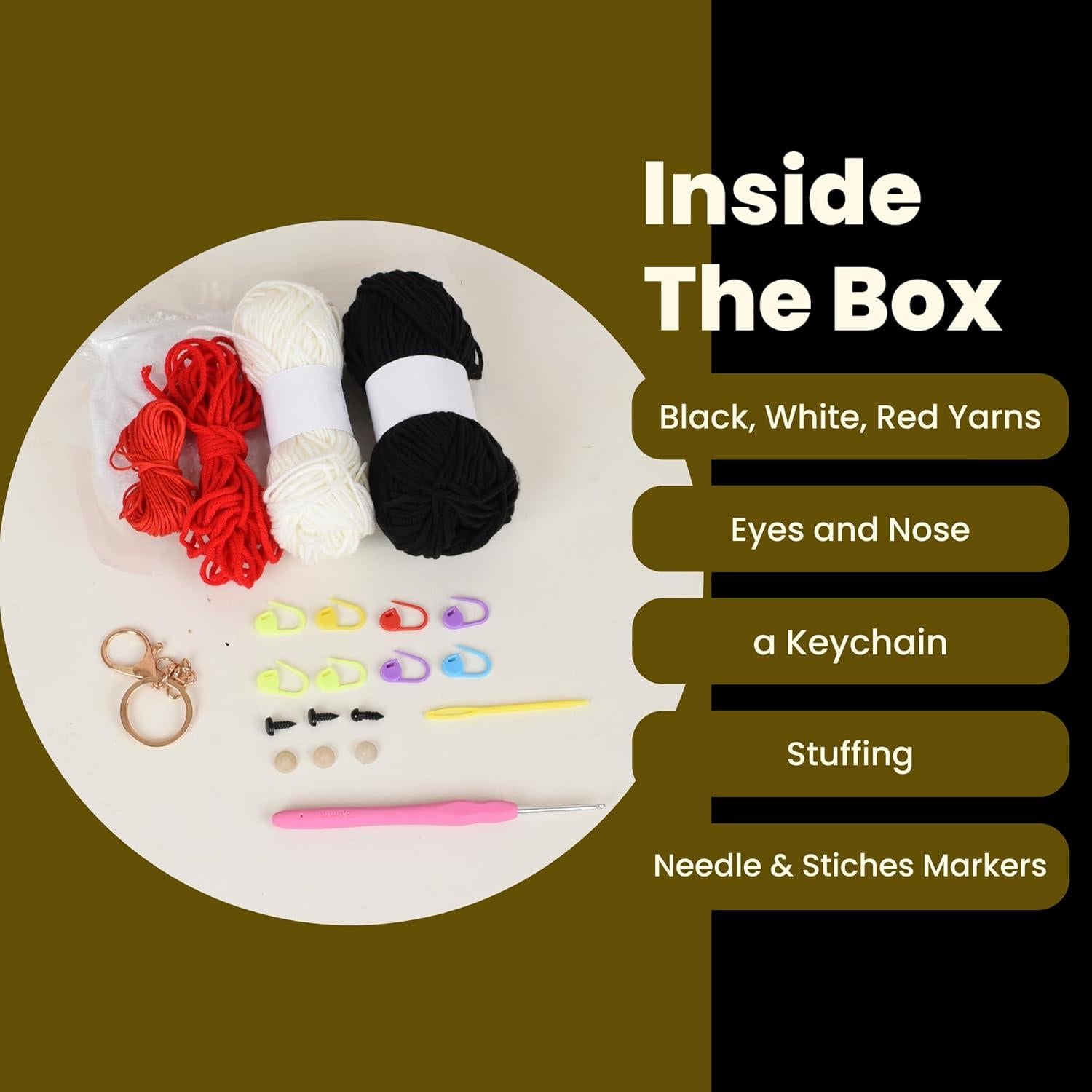 Kit de Crochet LUCK HEAVEN Panda Amigurumi para Principiantes