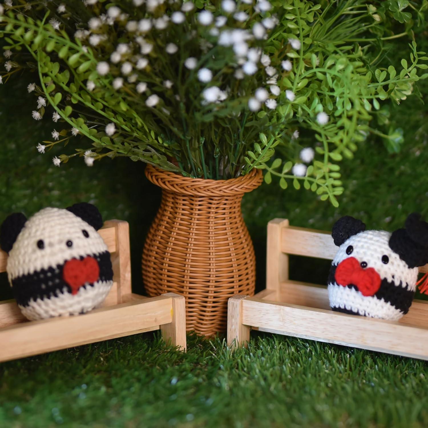 Kit de Crochet LUCK HEAVEN Panda Amigurumi para Principiantes