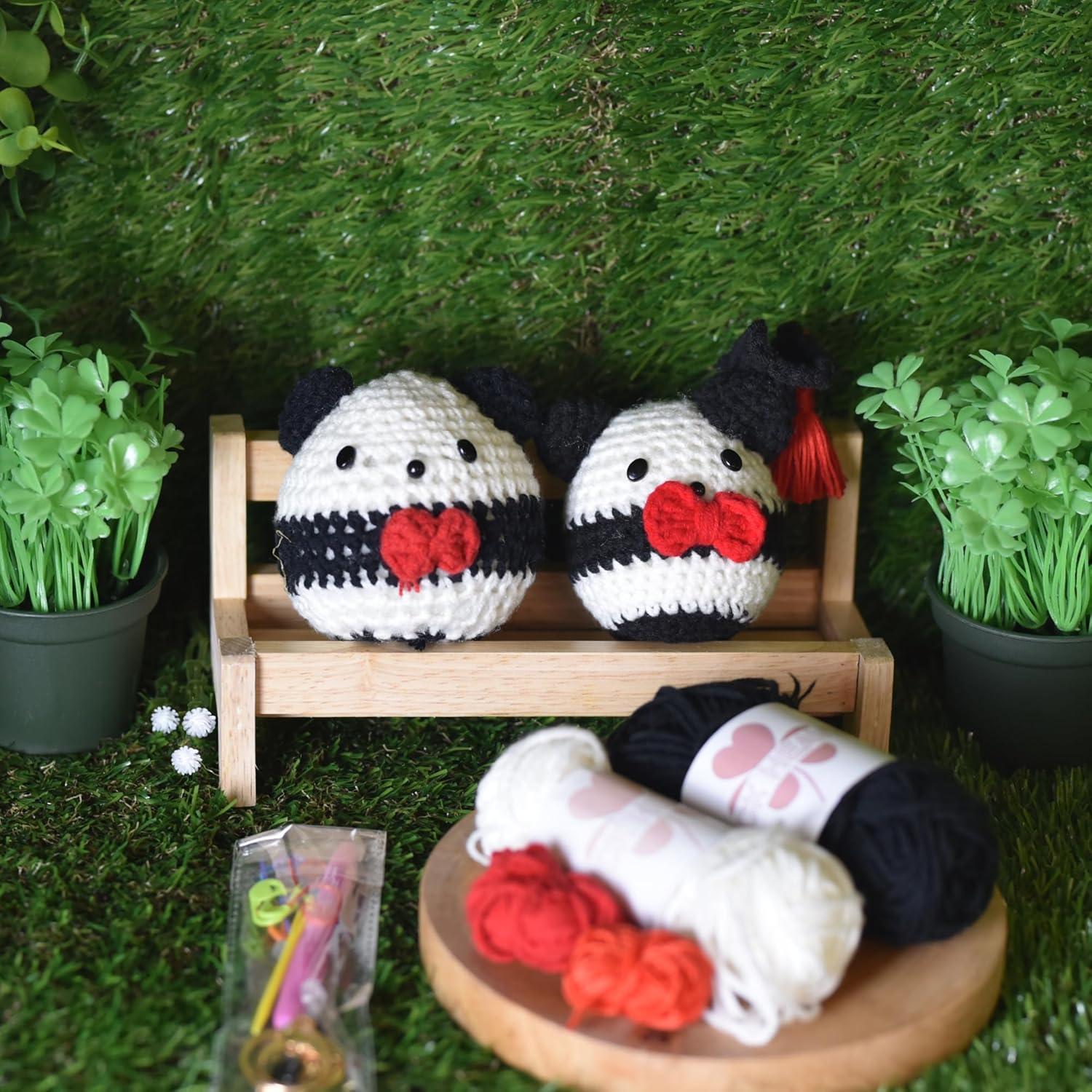 Kit de Crochet LUCK HEAVEN Panda Amigurumi para Principiantes