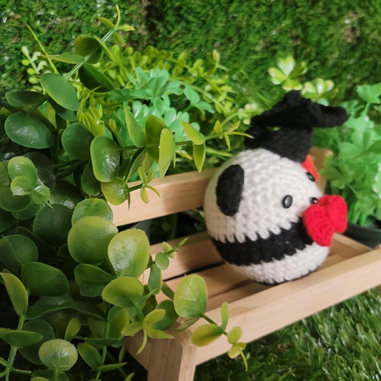 Kit de Crochet LUCK HEAVEN Panda Amigurumi para Principiantes