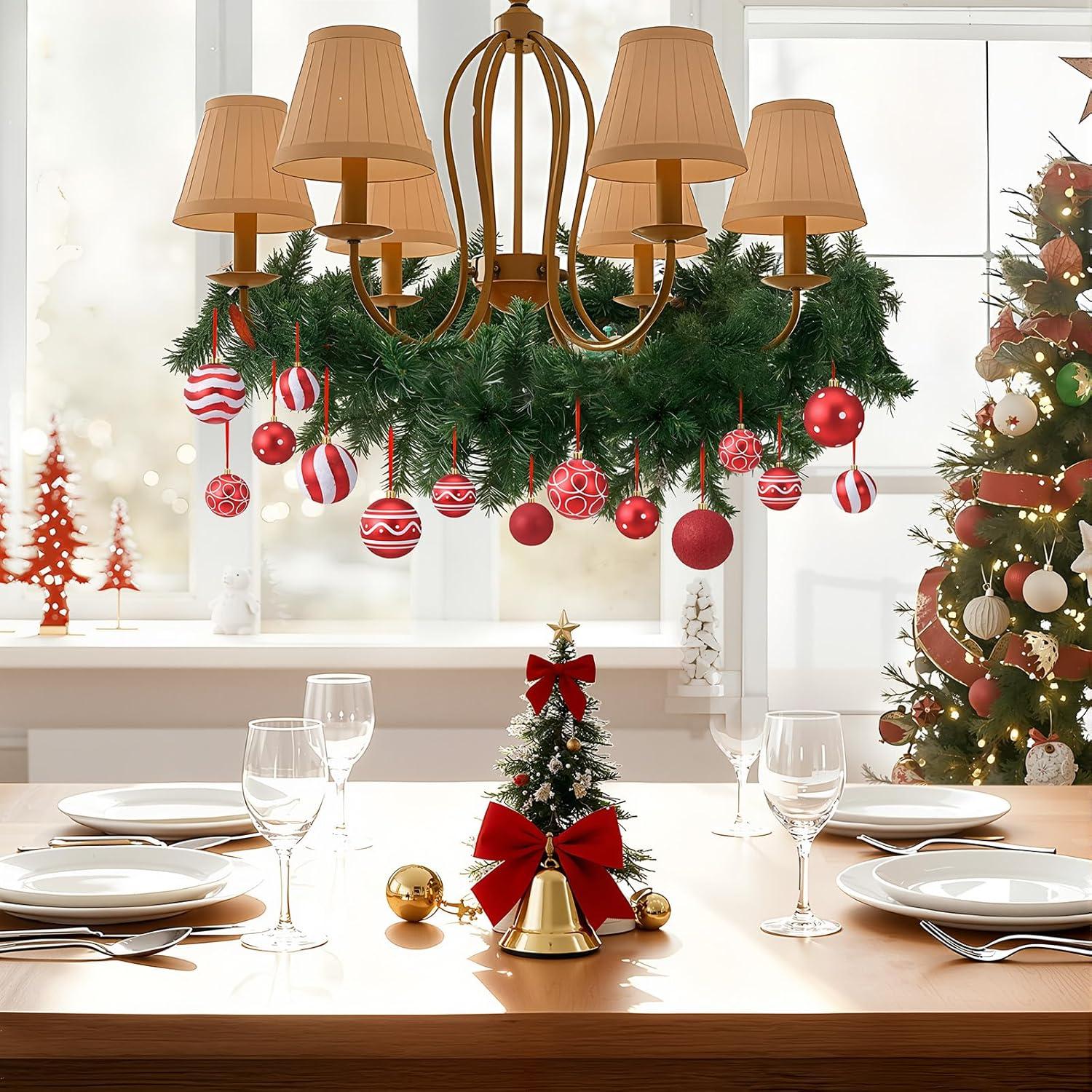 Juego de Decoración Navideña Suncalla 47 Piezas Guirnalda 2.7m