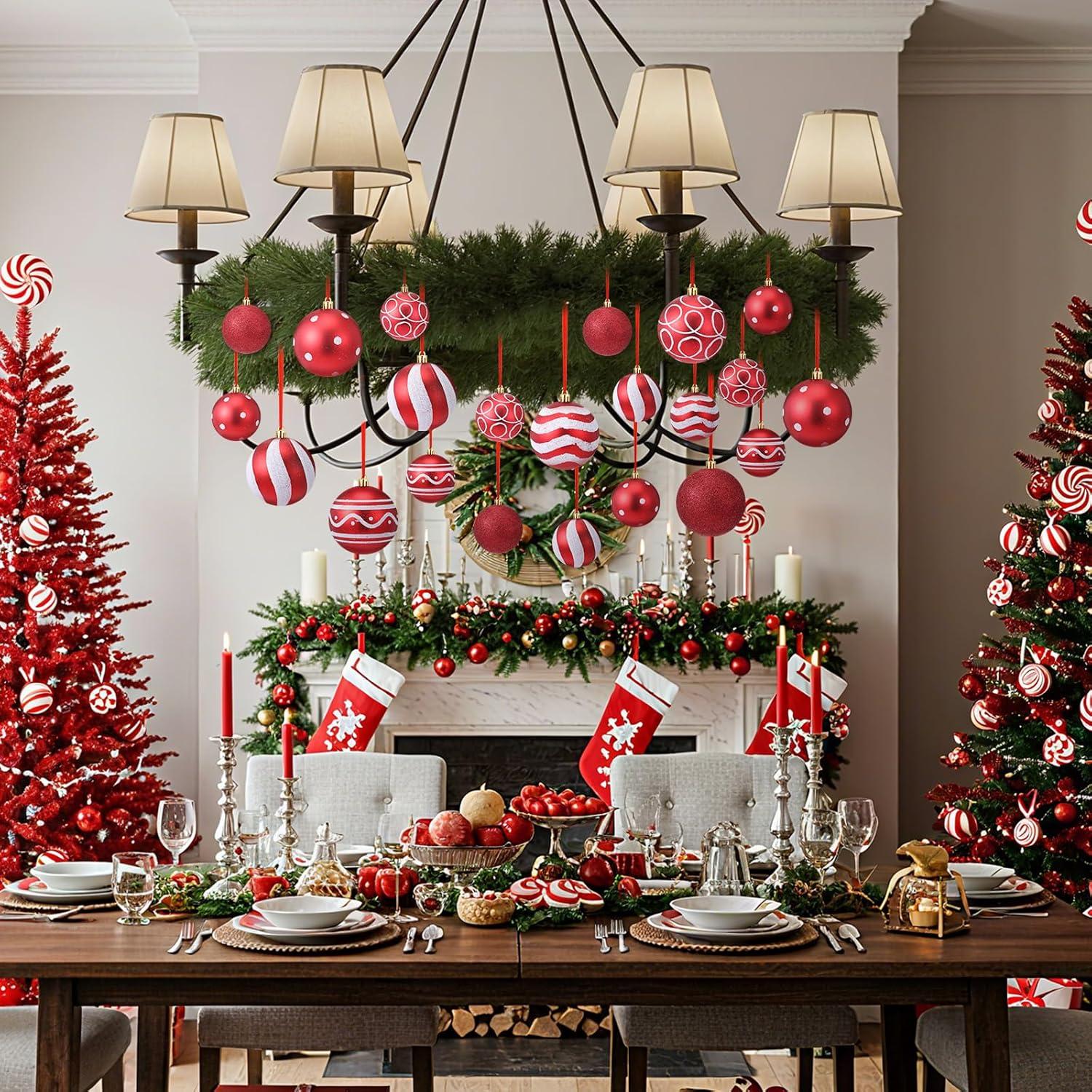 Juego de Decoración Navideña Suncalla 47 Piezas Guirnalda 2.7m