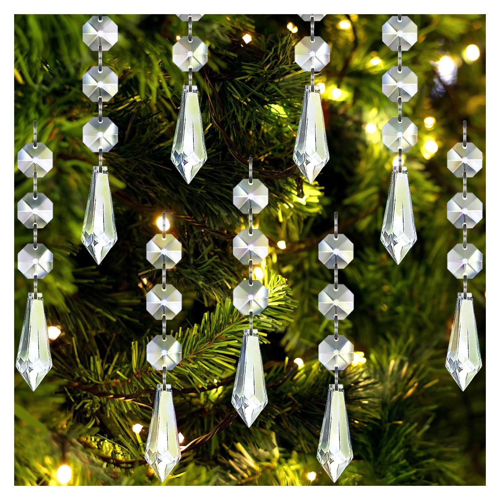 Adornos de Cristal Jishi 30pk para Decoración de Navidad