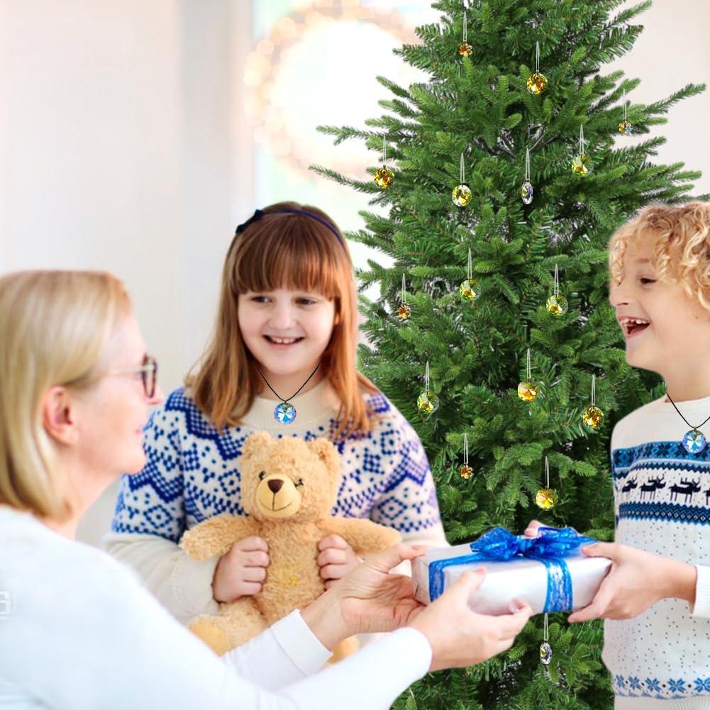 Worgree 16 Piezas Bolas de Cristal Coloreadas para Decoración