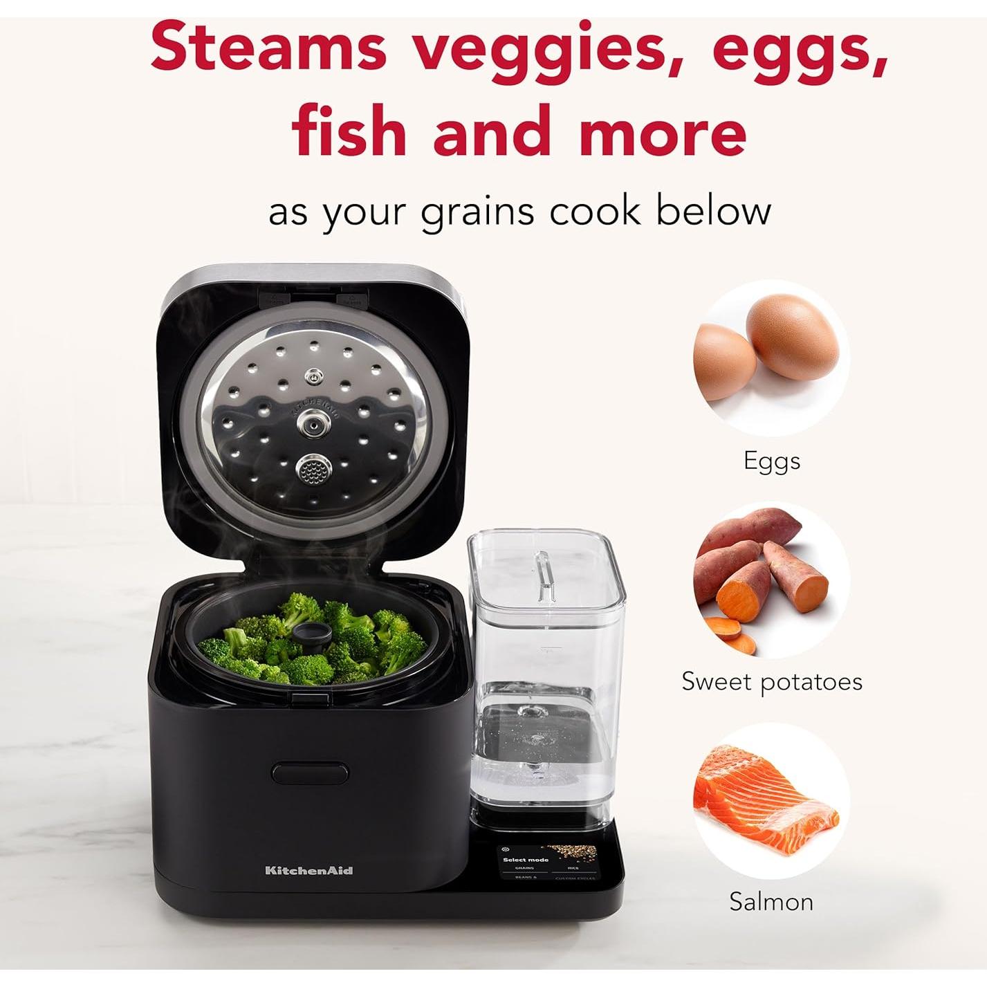 Cocedor de Granos KitchenAid KGC3155BM 8 Tazas Automático