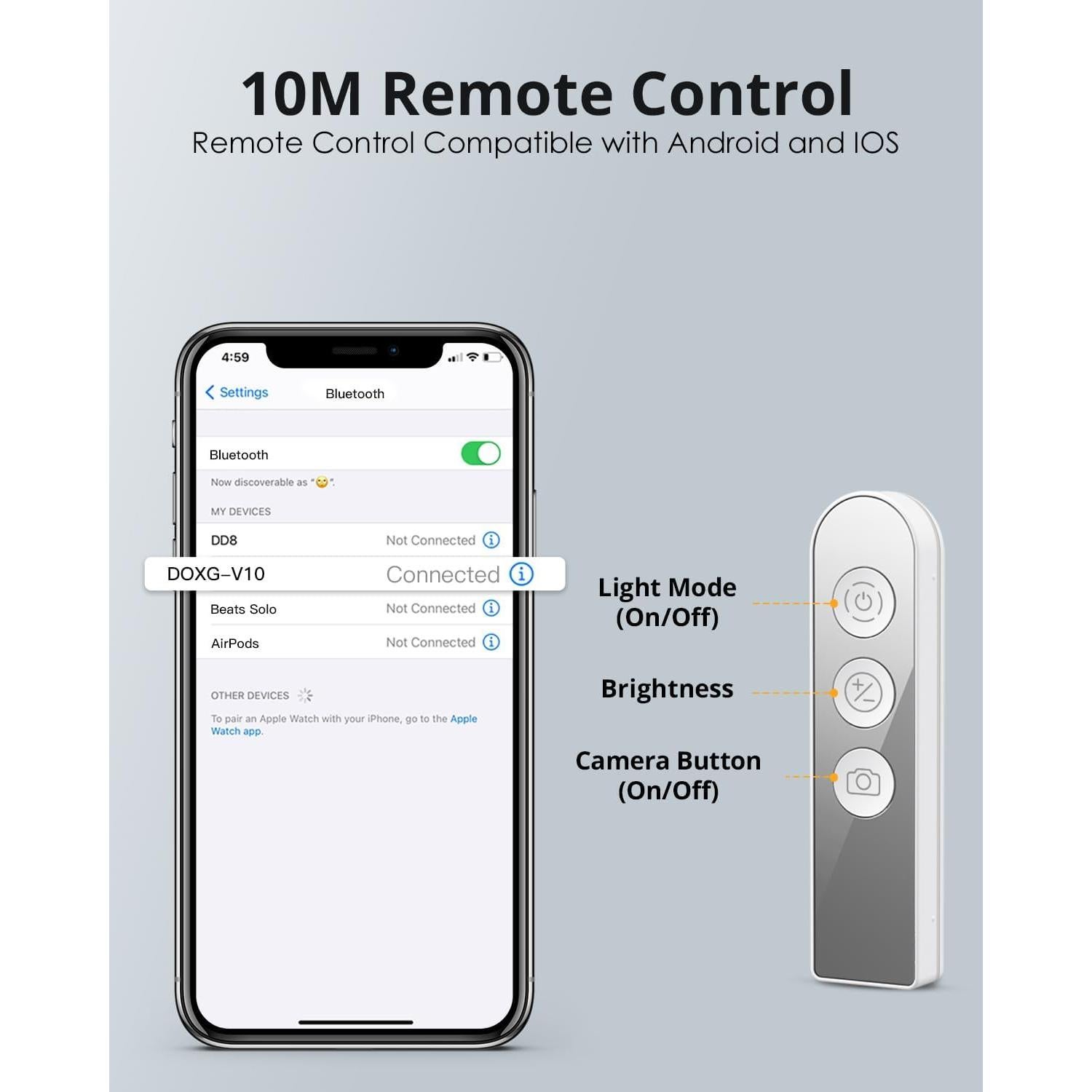 Soporte para teléfono SupeDesk SD-PHS-001 con luz LED