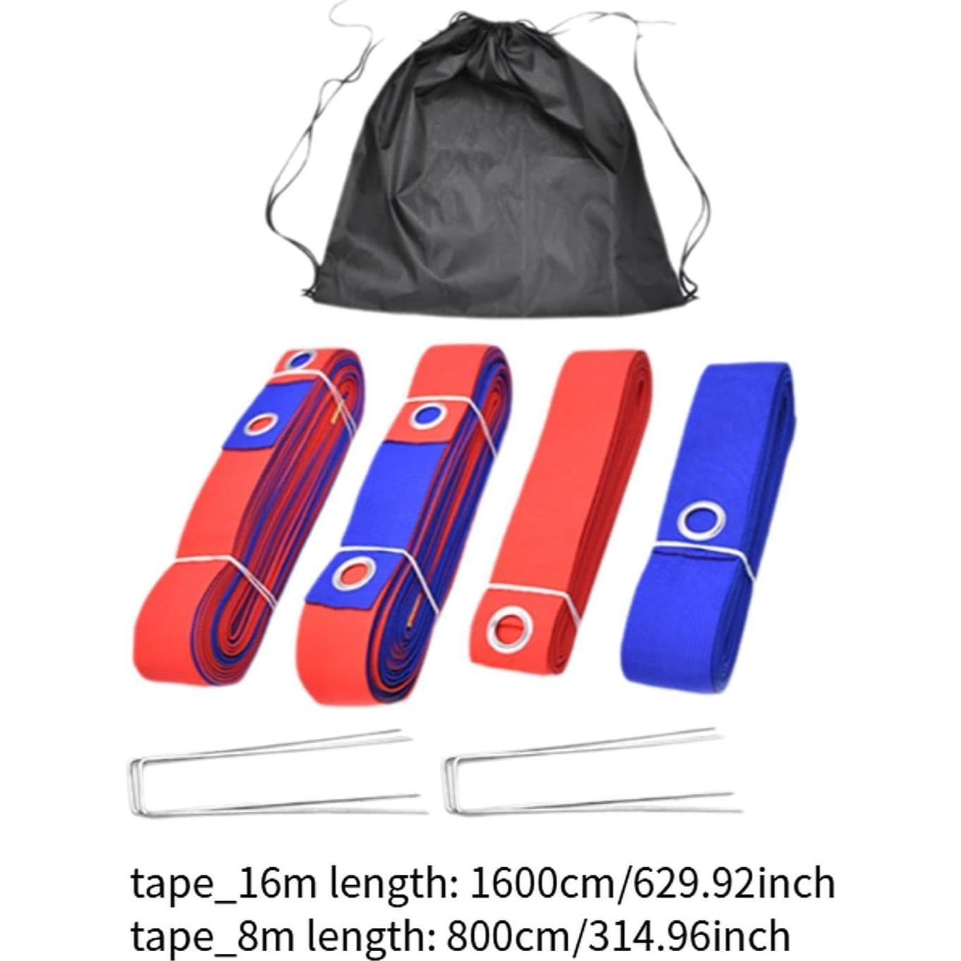 Marcador de Campo de Voleibol de Playa Yiju 16m con Cuerdas y Estacas