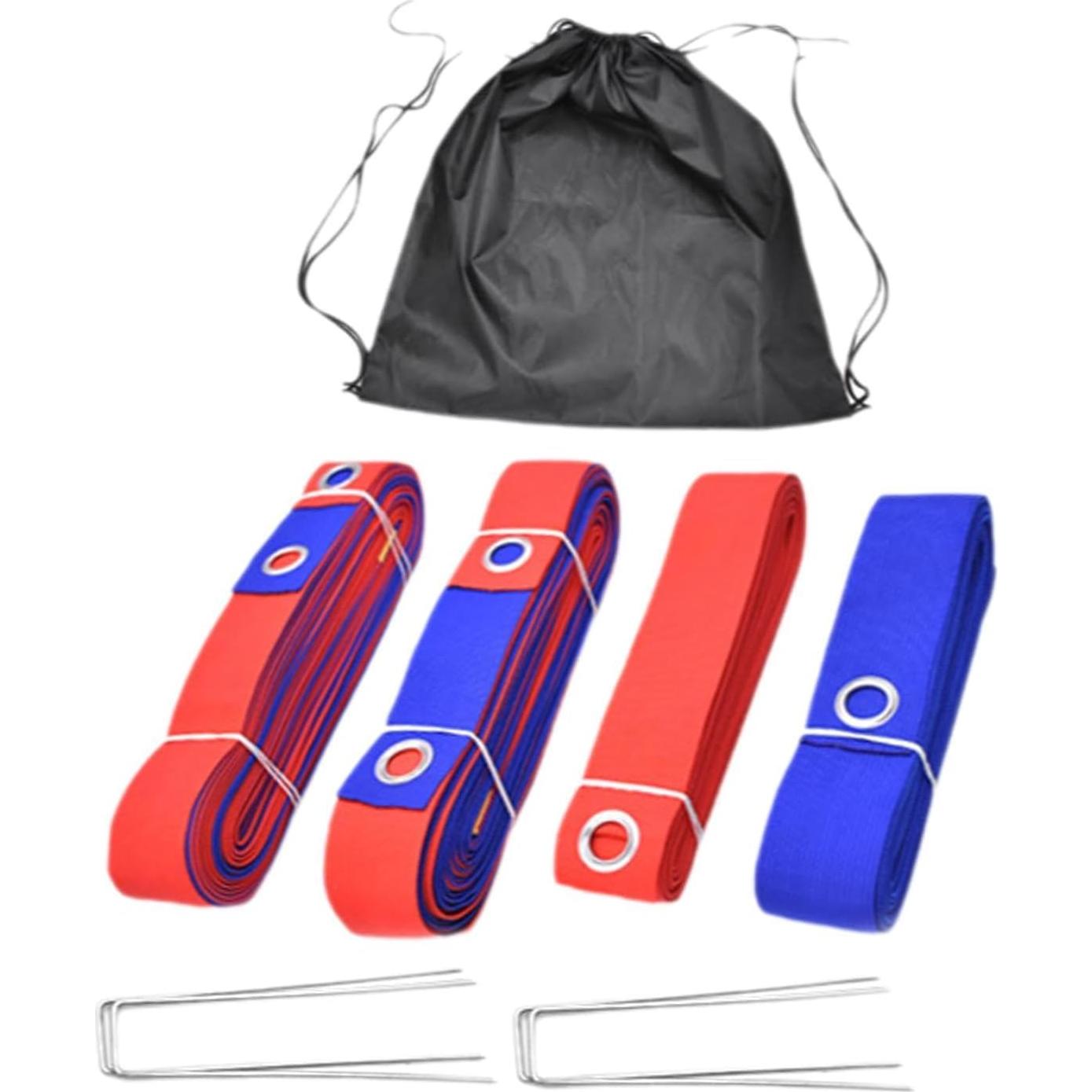 Marcador de Campo de Voleibol de Playa Yiju 16m con Cuerdas y Estacas