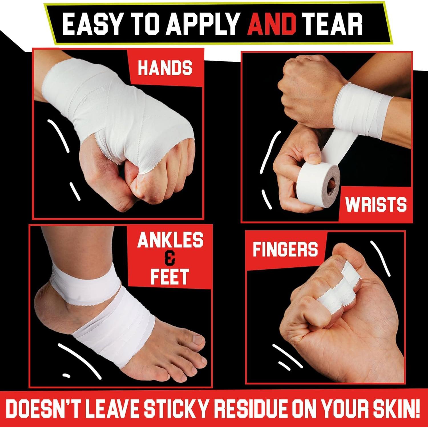 Cinta Atlética Blanca Summum Fit 3 Rollos + 1 Rollito 10m