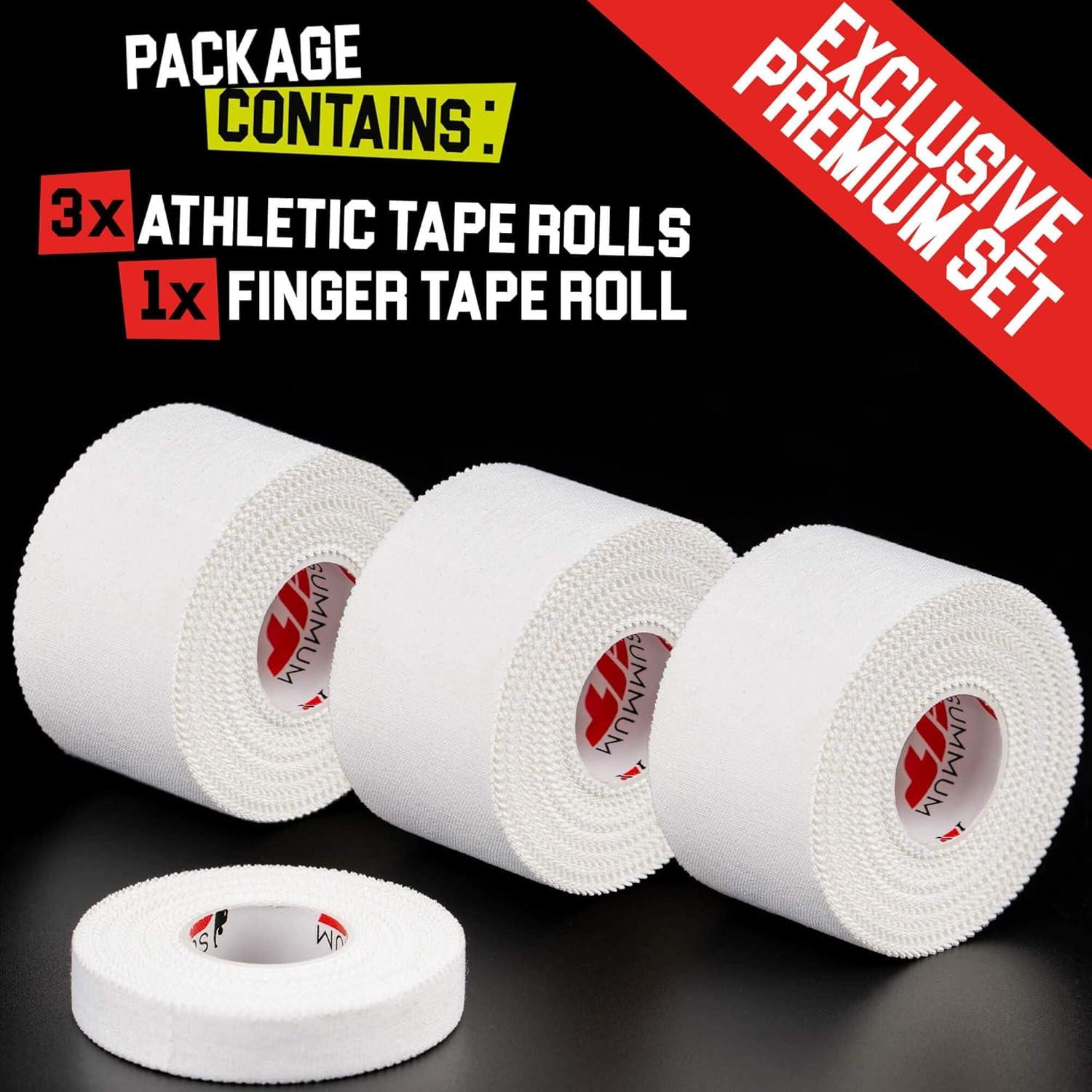 Cinta Atlética Blanca Summum Fit 3 Rollos + 1 Rollito 10m