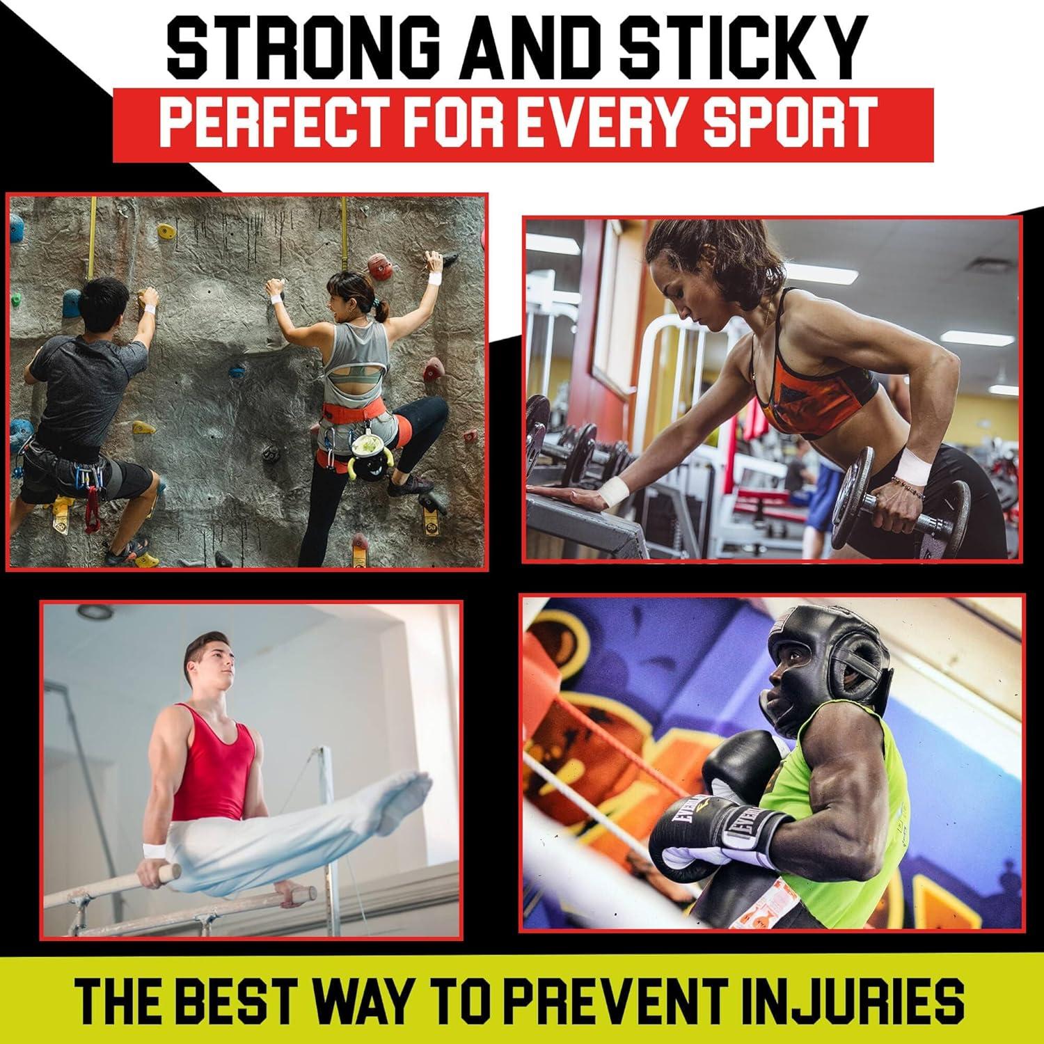 Cinta Atlética Blanca Summum Fit 3 Rollos + 1 Rollito 10m