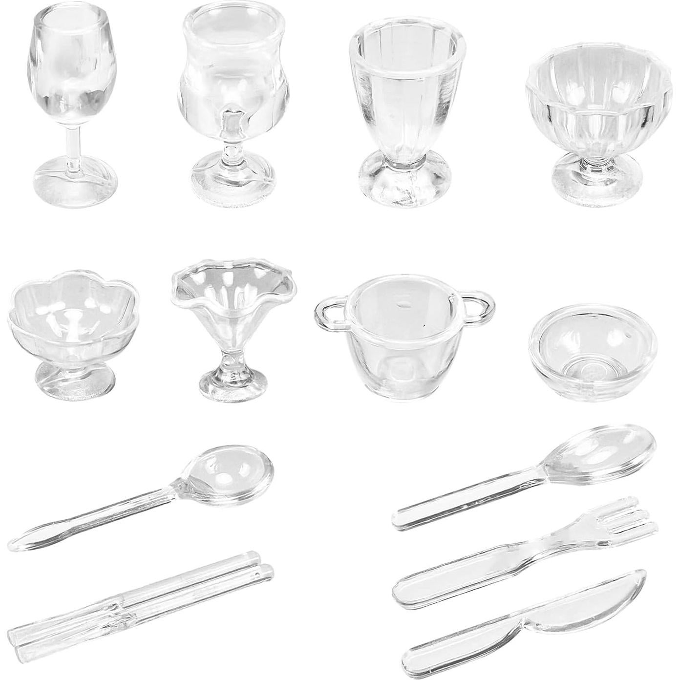 200 Piezas Miniatura Comida y Bebidas WEHOO Accesorios