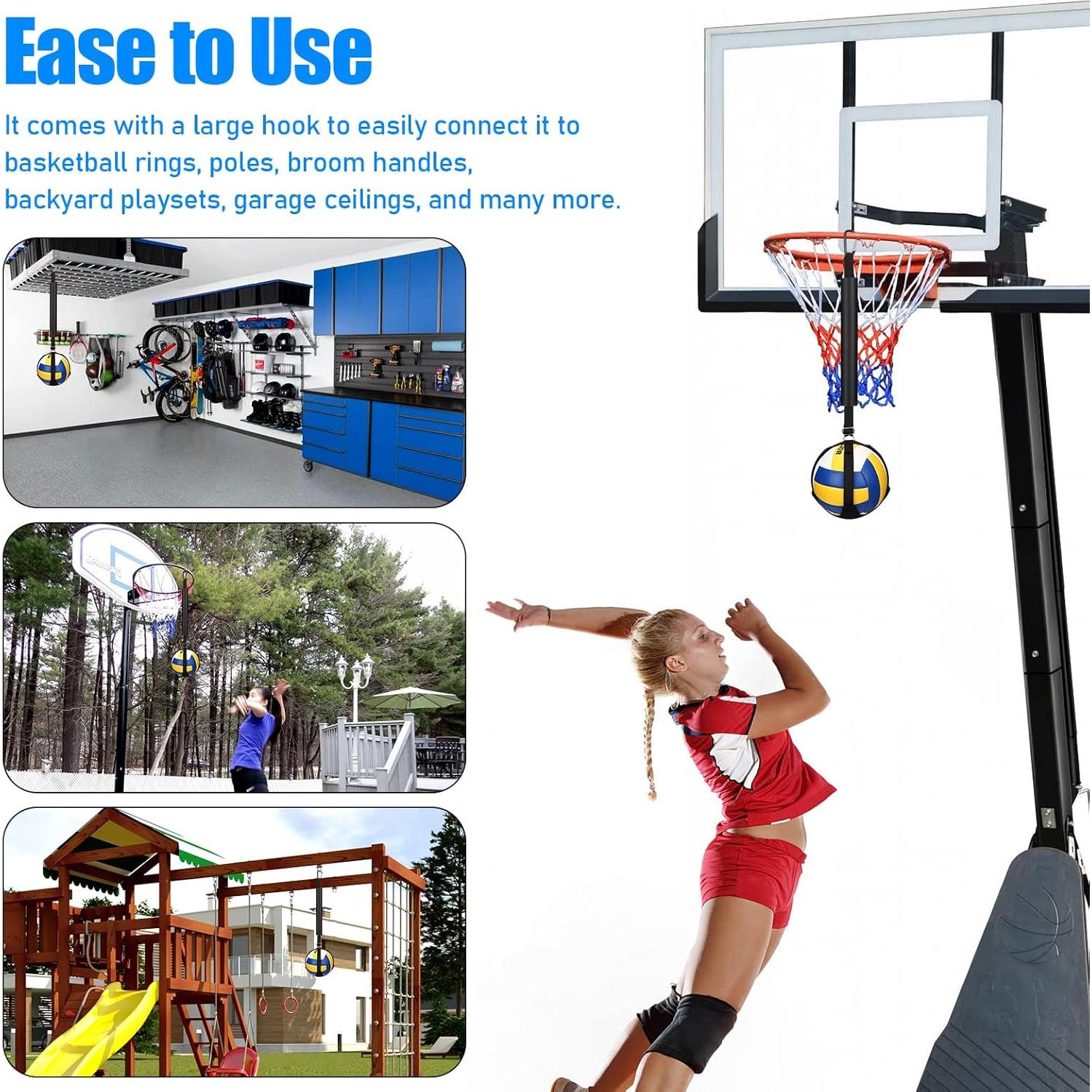 Entrenador de Remate de Voleibol TOBWOLF Ajustable 76-89 cm